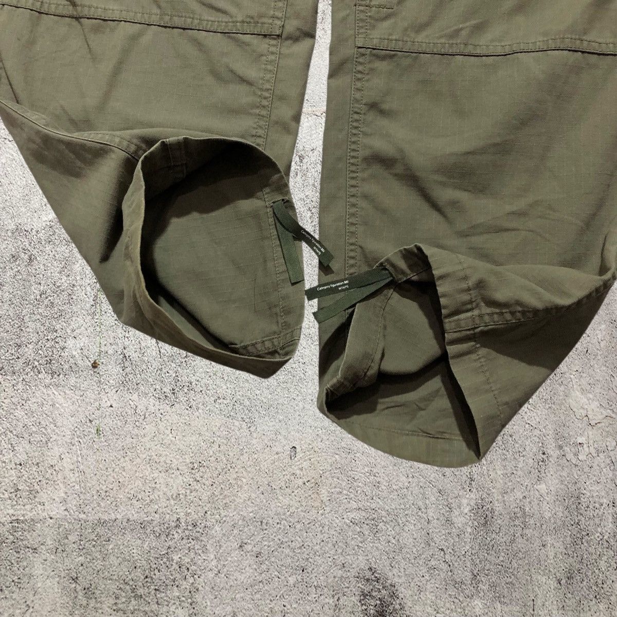 Wtaps 🇯🇵 2000s Wtaps Trousers Cotton Ripstop Cargo Pants Green Army Size US 34 / EU 50 - 7 Thumbnail