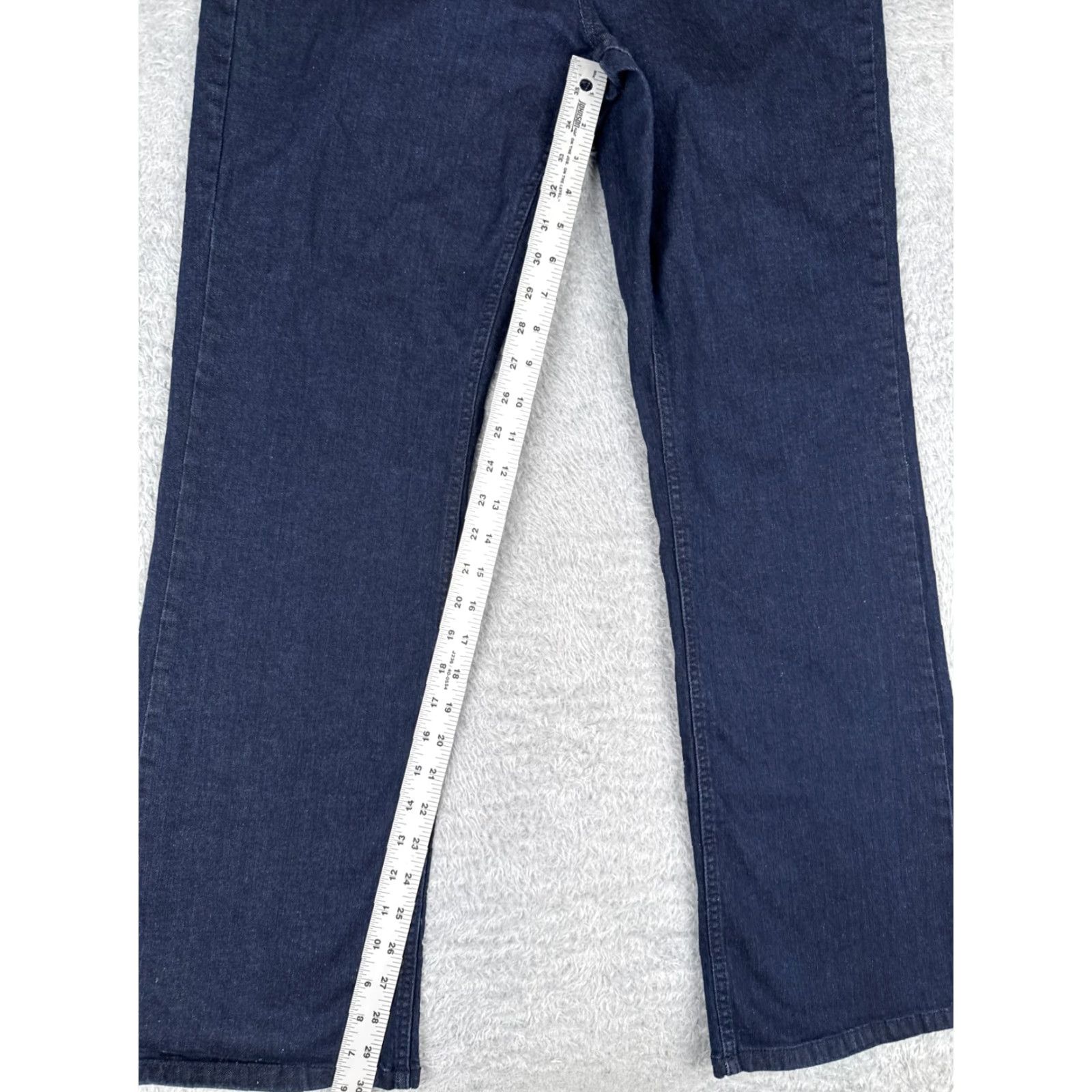 Route 66 VINTAGE Route 66 Jeans Womens 32 Blue Denim Dark Wash Slim Bootcut Mid Rise Cotton 32x30 Jeans Women Slim Bootcut 32 Blue Denim Dark Wash Size 24" / US 00 / IT 34 - 7 Thumbnail