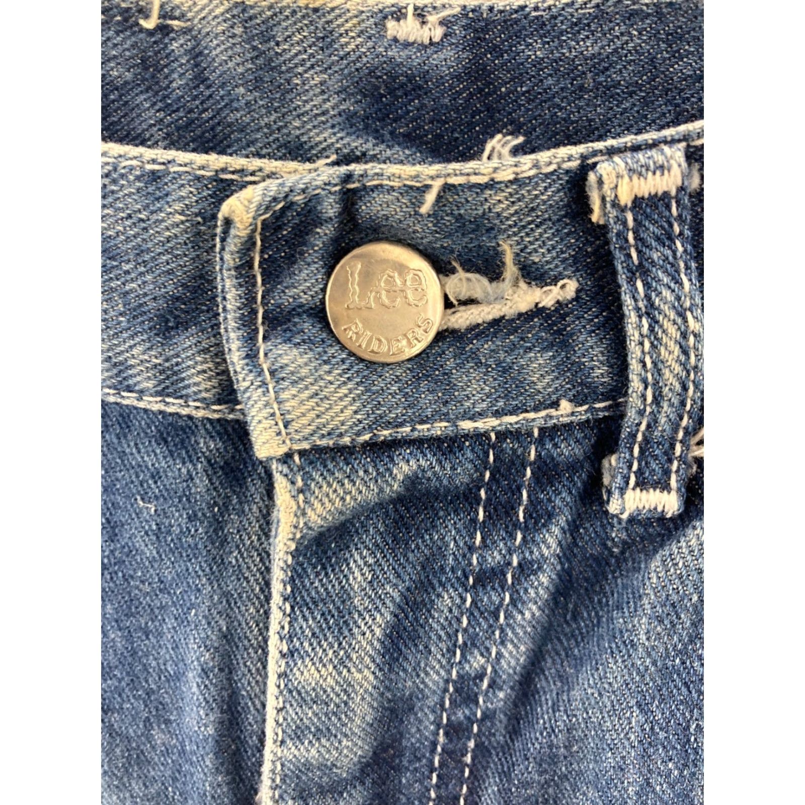 Lee VINTAGE Lee Jeans Womens 24x33 Mom Lee Mr Denim Union USA Made 80s Size 42" / US 20 - 7 Thumbnail