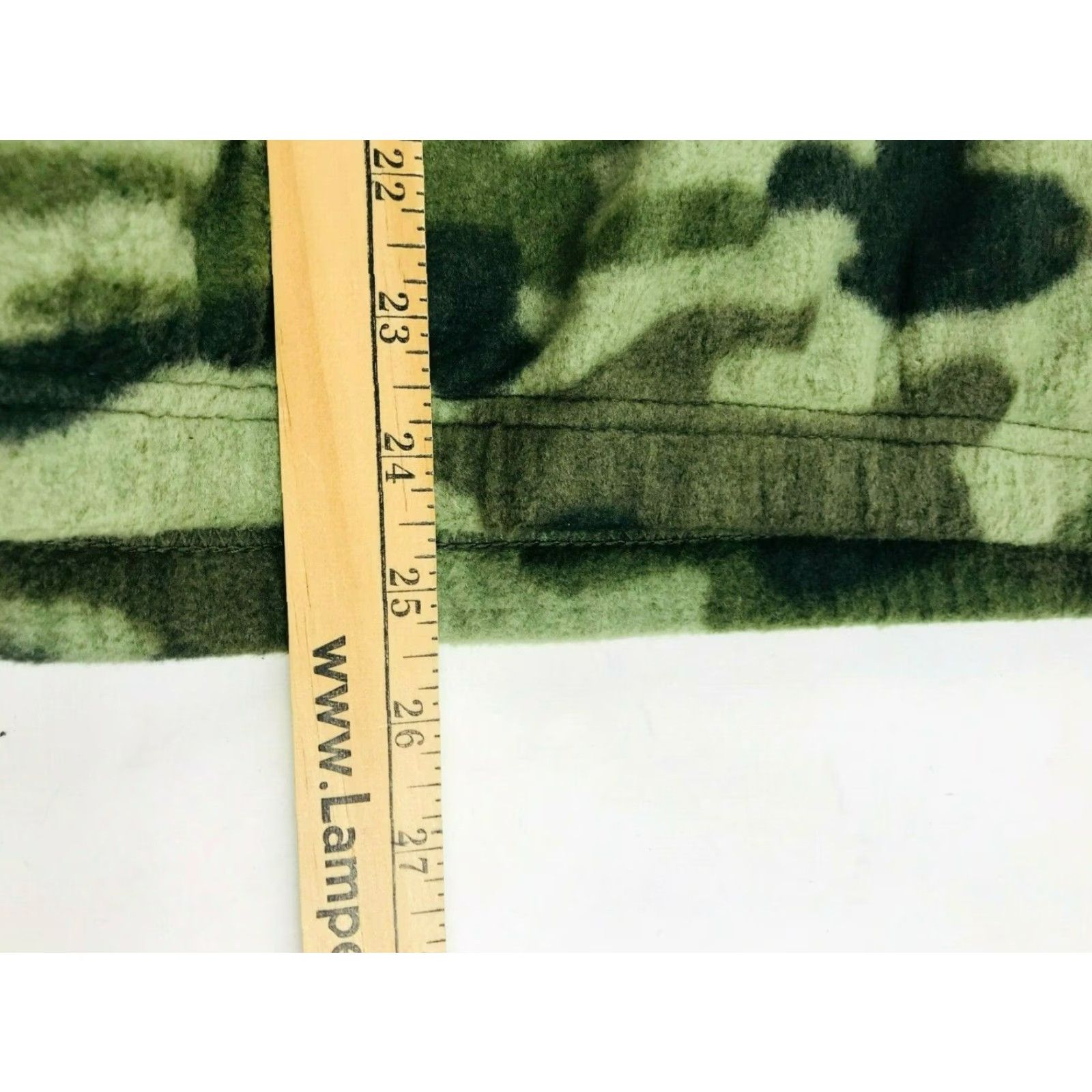 Vintage Derek Heart Sweatshirt Women's Size M Green Camo Fleece Cowl Neck Drawstring Pullover Shirt Mens? Size M / US 6-8 / IT 42-44 - 4 Thumbnail