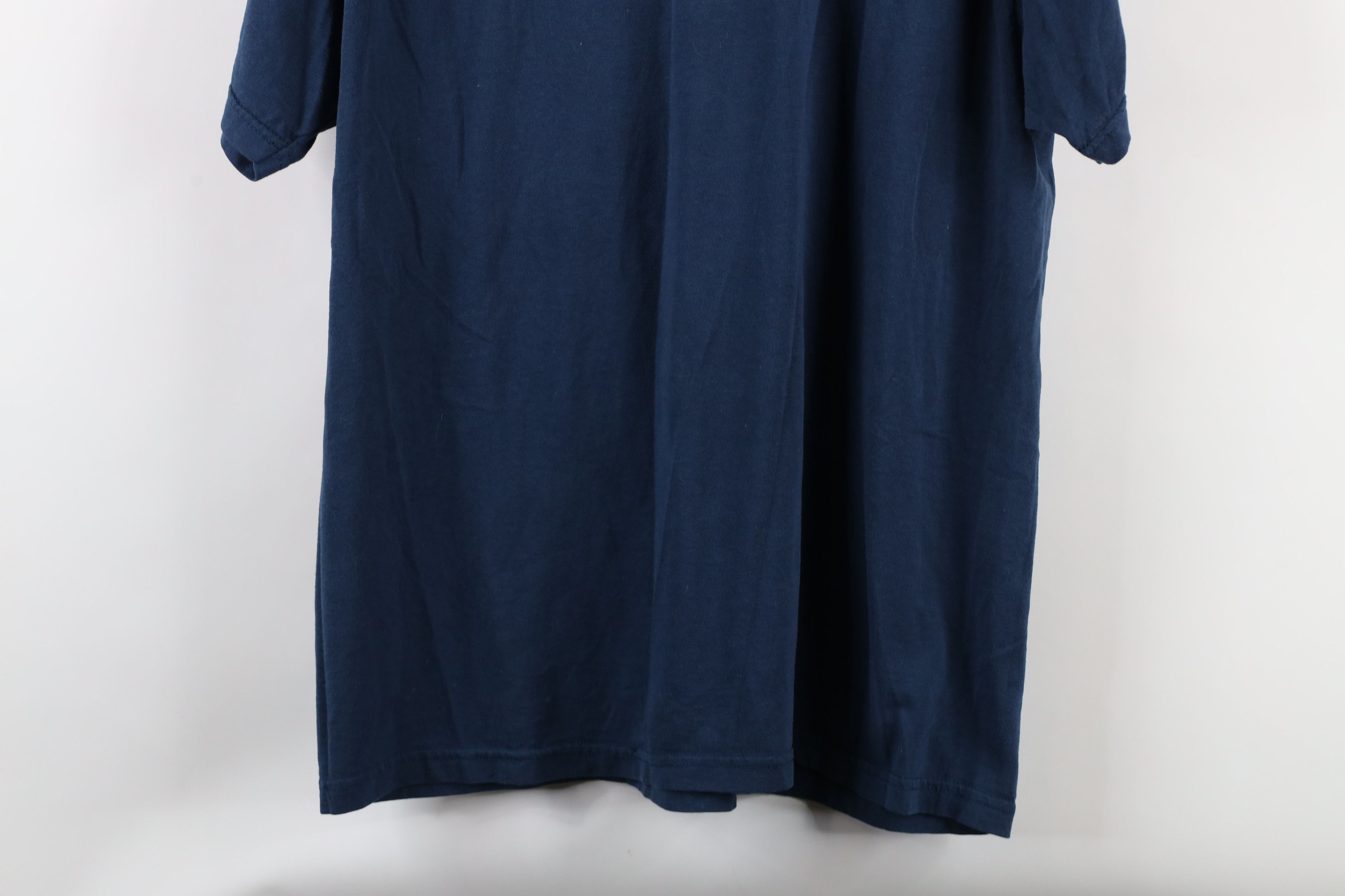 Vintage Vintage 90s Streetwear Short Sleeve Pocket T-Shirt Blue Size US XL / EU 56 / 4 - 13 Thumbnail