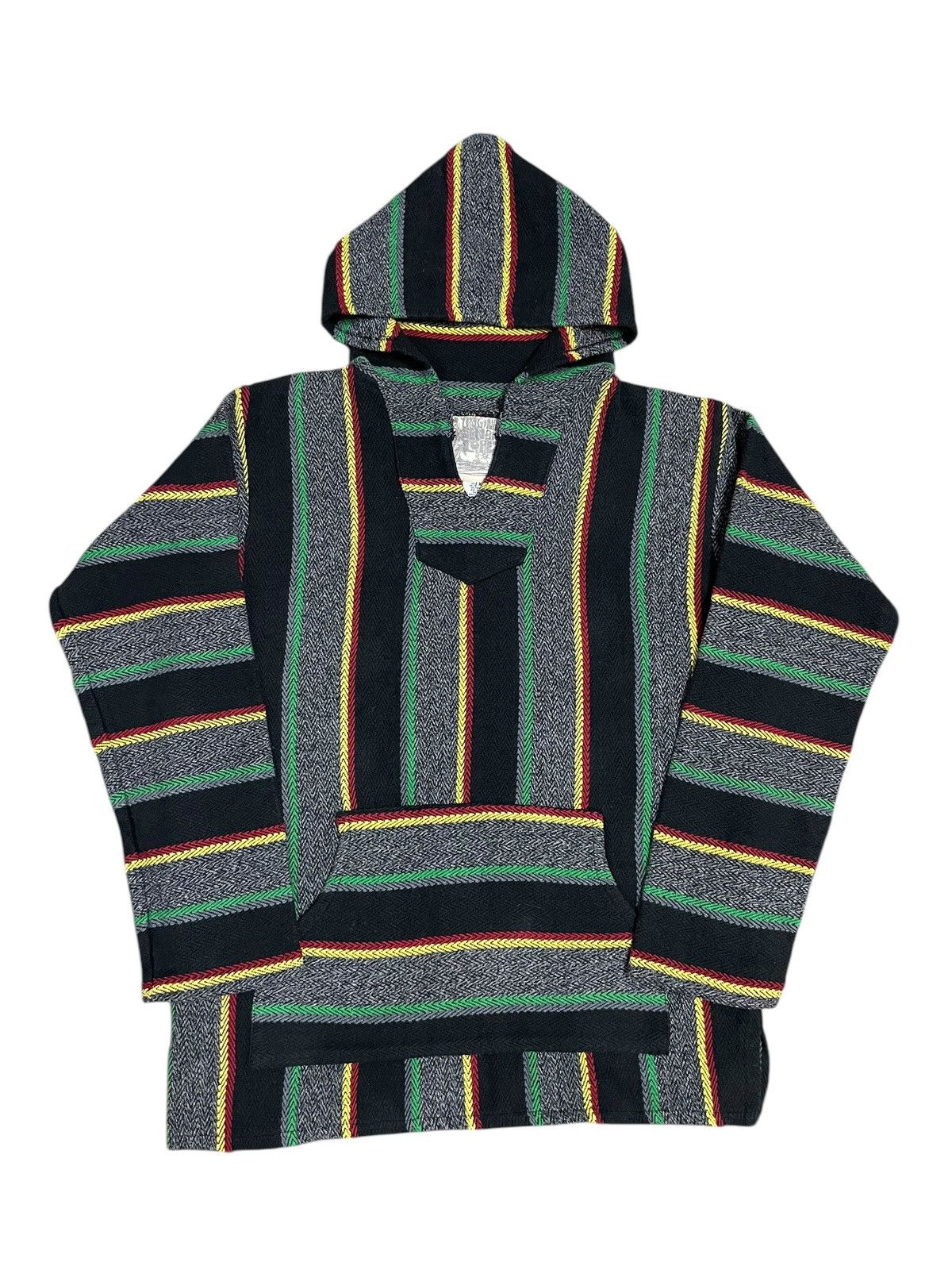 Bob Marley Vintage Y2K Rasta Style Knitted Stripe Streetwear Hoodie Size US XL / EU 56 / 4 - 1 Thumbnail