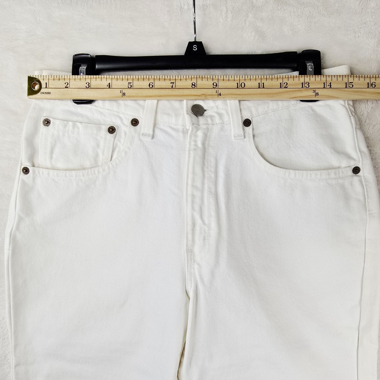 Levi's Vintage Levis 550 Jeans 30x13 Cropped Shorts 90s *FLAWS* Size US 31 - 9 Thumbnail