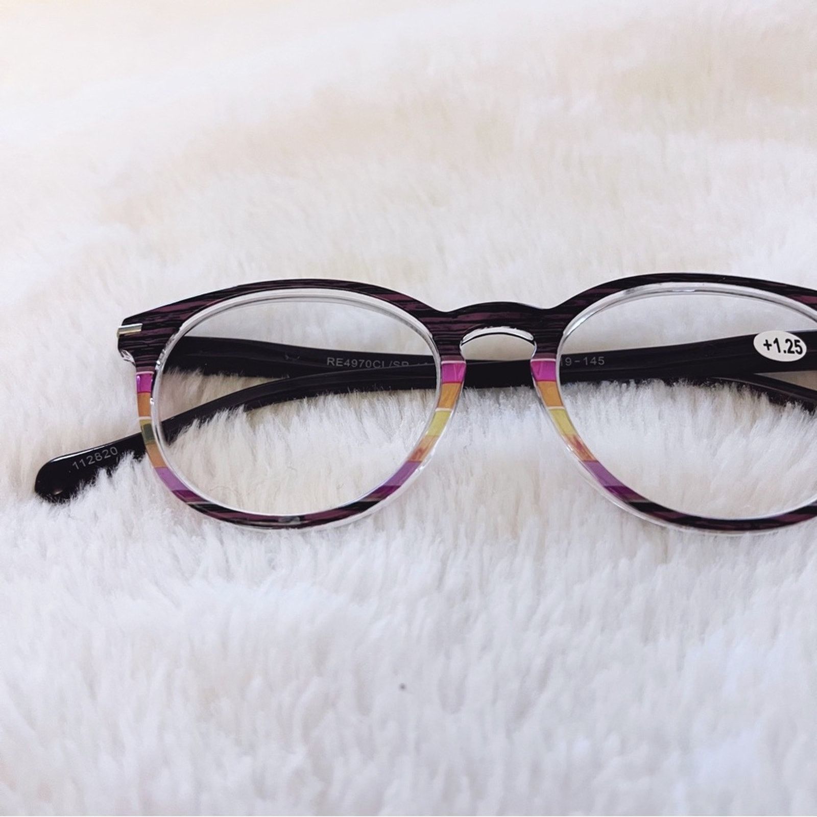 Other Zoe Brown Multi-Color Round Reader Glasses Size ONE SIZE - 2 Thumbnail