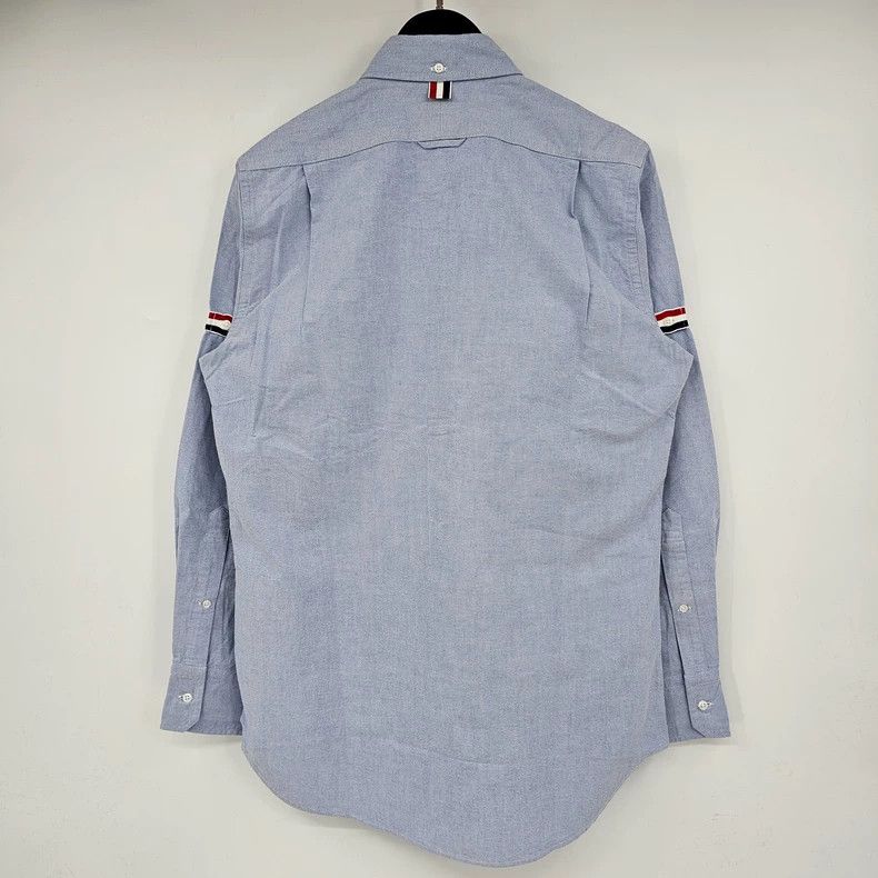 Thom Browne Thom browne Blue pocket striped shirt 2503-Nextarrow Size US L / EU 52-54 / 3 - 2 Thumbnail