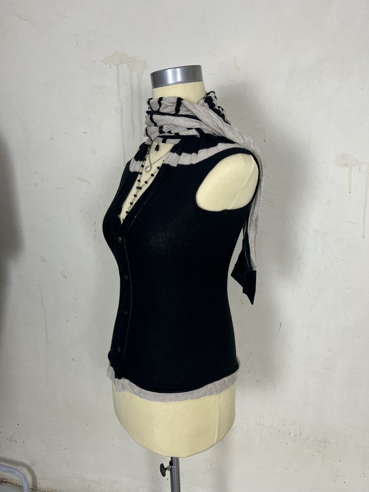 Y's Y's Yohji yamamoto Cardigan Scarf Knitt Size M / US 6-8 / IT 42-44 - 4 Thumbnail