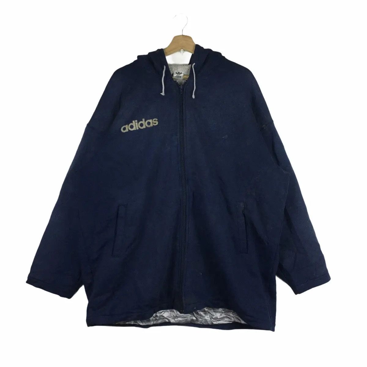 Adidas Vtg ADIDAS ORIGINALS Hoodie Outdoor Jacket Sweater Size US XL / EU 56 / 4 - 5 Thumbnail
