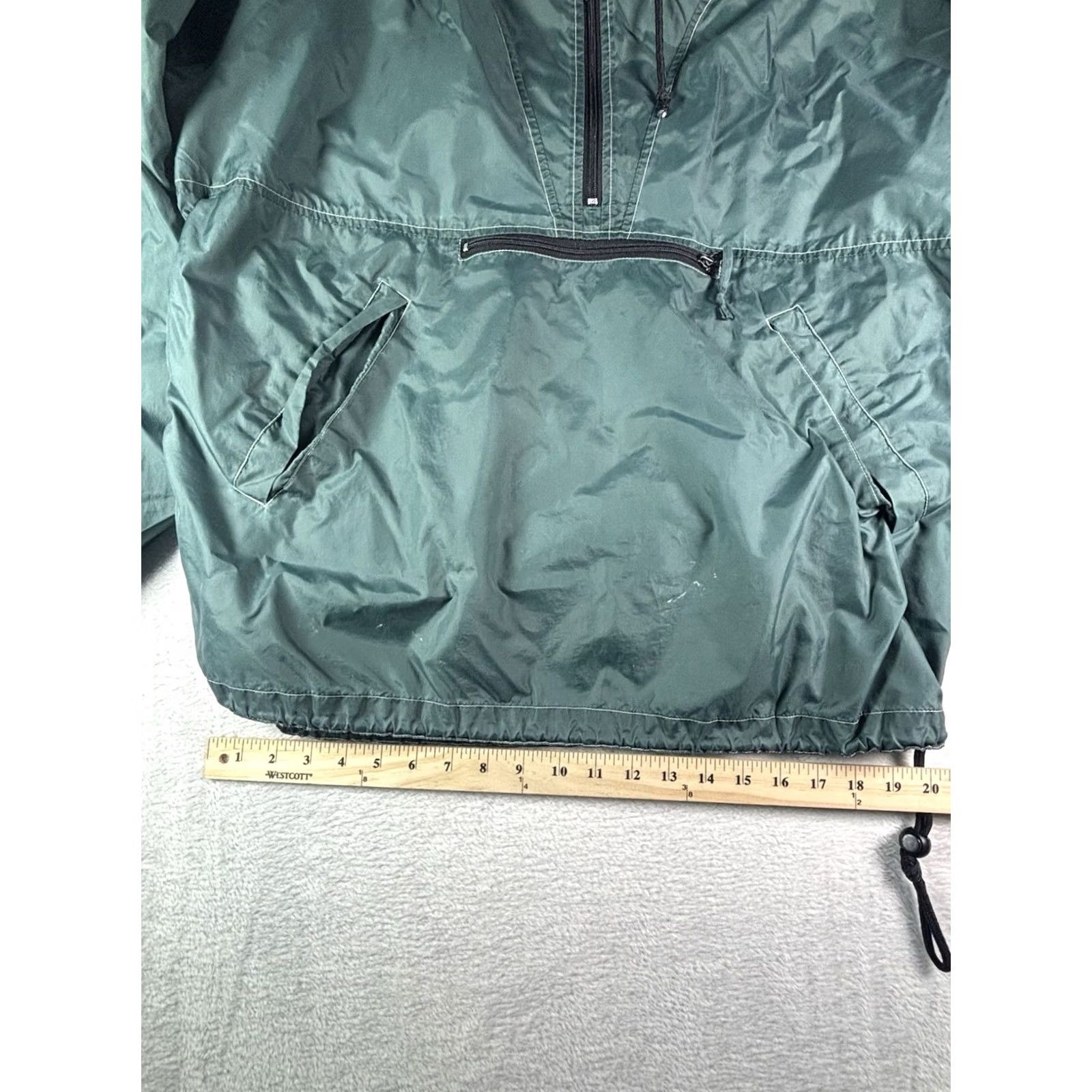 Gap VINTAGE Gap Anorak Jacket Green Nylon Hooded Windbreaker XL Oversized Mens Nylon Solid Zip Size US XL / EU 56 / 4 - 4 Thumbnail
