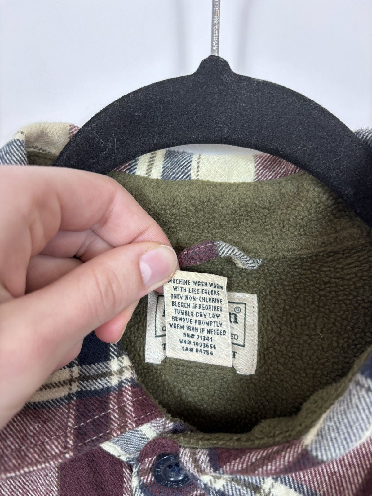 L.L. Bean L.L. Bean Vintage Plaid Check Fleece Lined Flannel Shirt Size US M / EU 48-50 / 2 - 11 Thumbnail