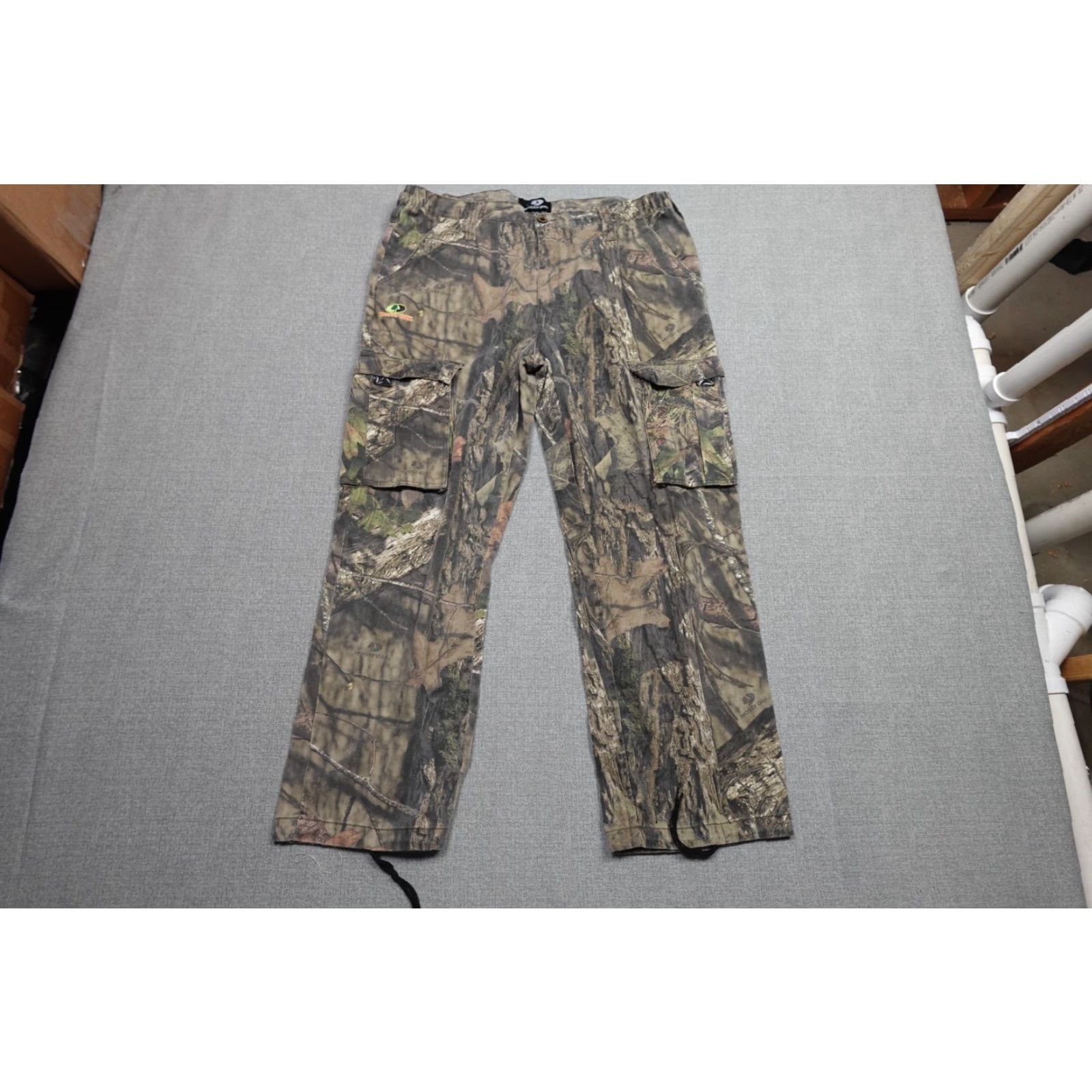 Vintage Mossy Oak Pants Mens XL Brown Camo Pants Outdoors Hunting Fishing Woodland Loose Vintage Regular 5-Pocket Belt Loops Zipper Button Chino Style Size US 36 / EU 52 - 2 Thumbnail