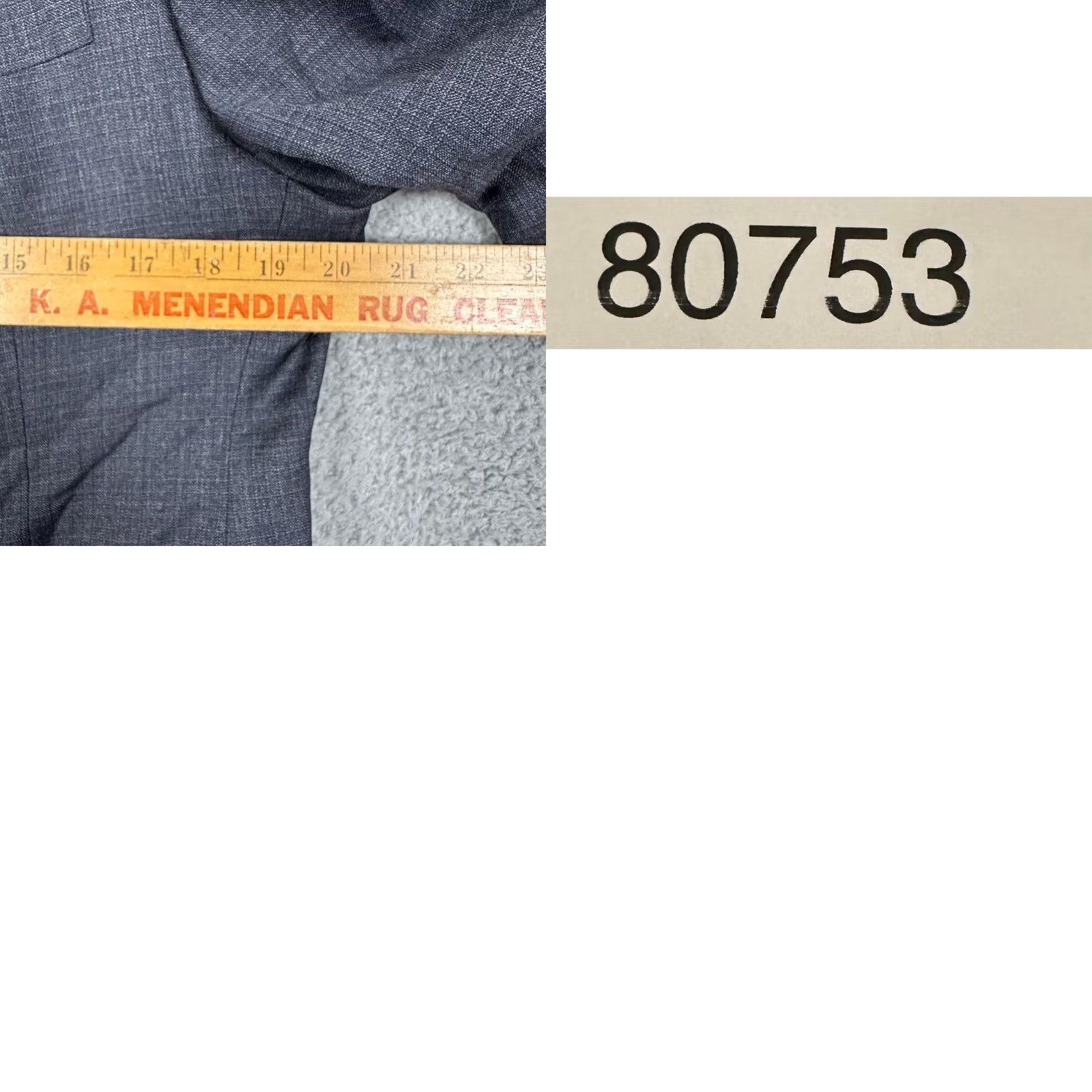Banana Republic Banana Republic Wool Blend Blazer Sport Coat Mens 40S Blue Tailored Fit 2 Button Jacket Short Notch Lapel Formal Office Business Suit Ready Mens Size 40R - 8 Thumbnail