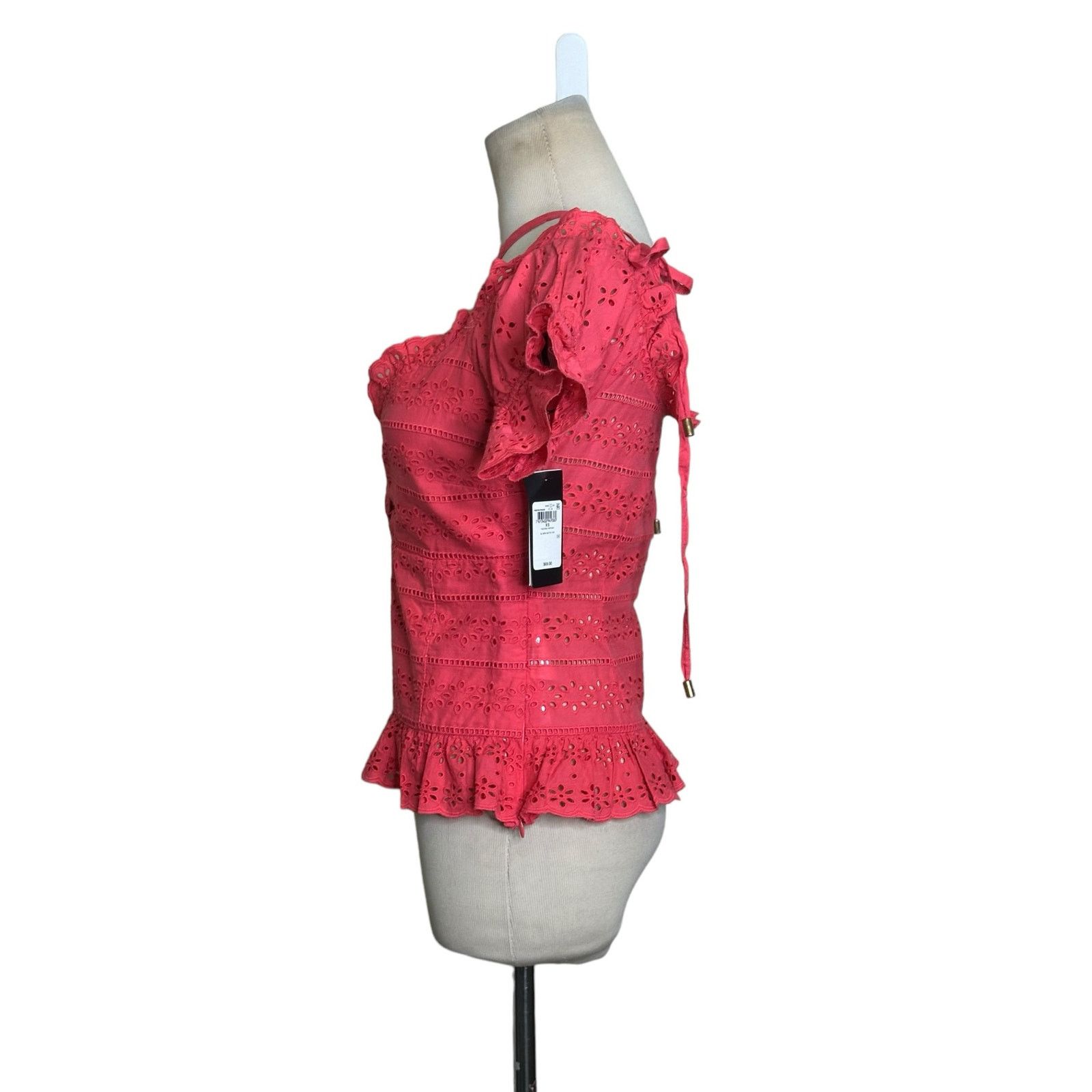 Guess Guess pink Isotta Cotton Eyelet Top size XS Size XS / US 0-2 / IT 36-38 - 10 Thumbnail