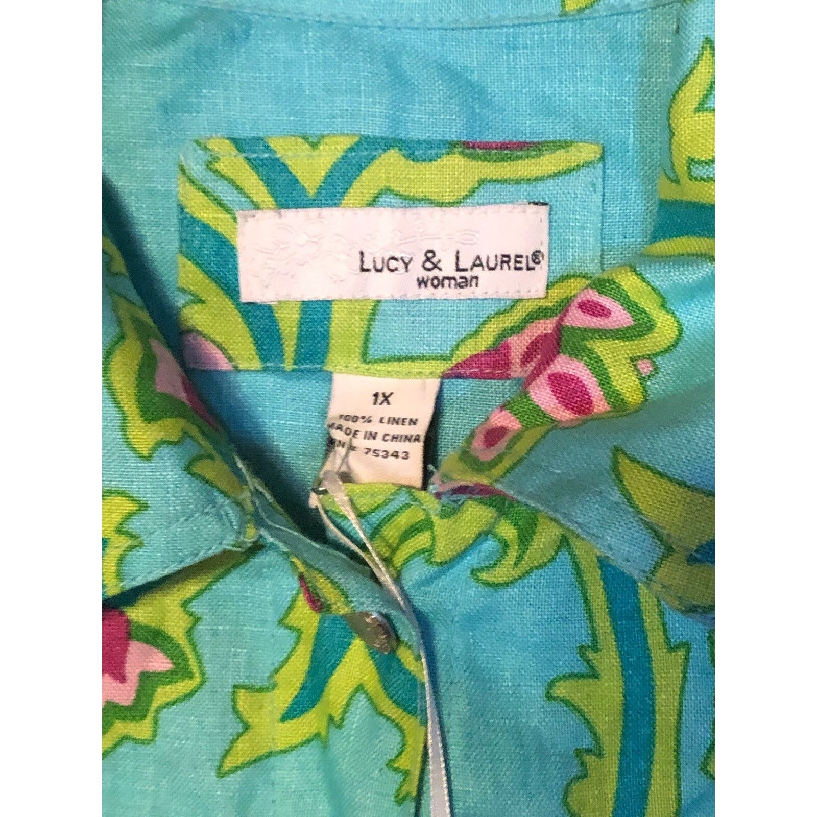 Other Lucy & Laurel Womens 1x Light Button Jacket Size XS / US 0-2 / IT 36-38 - 2 Thumbnail