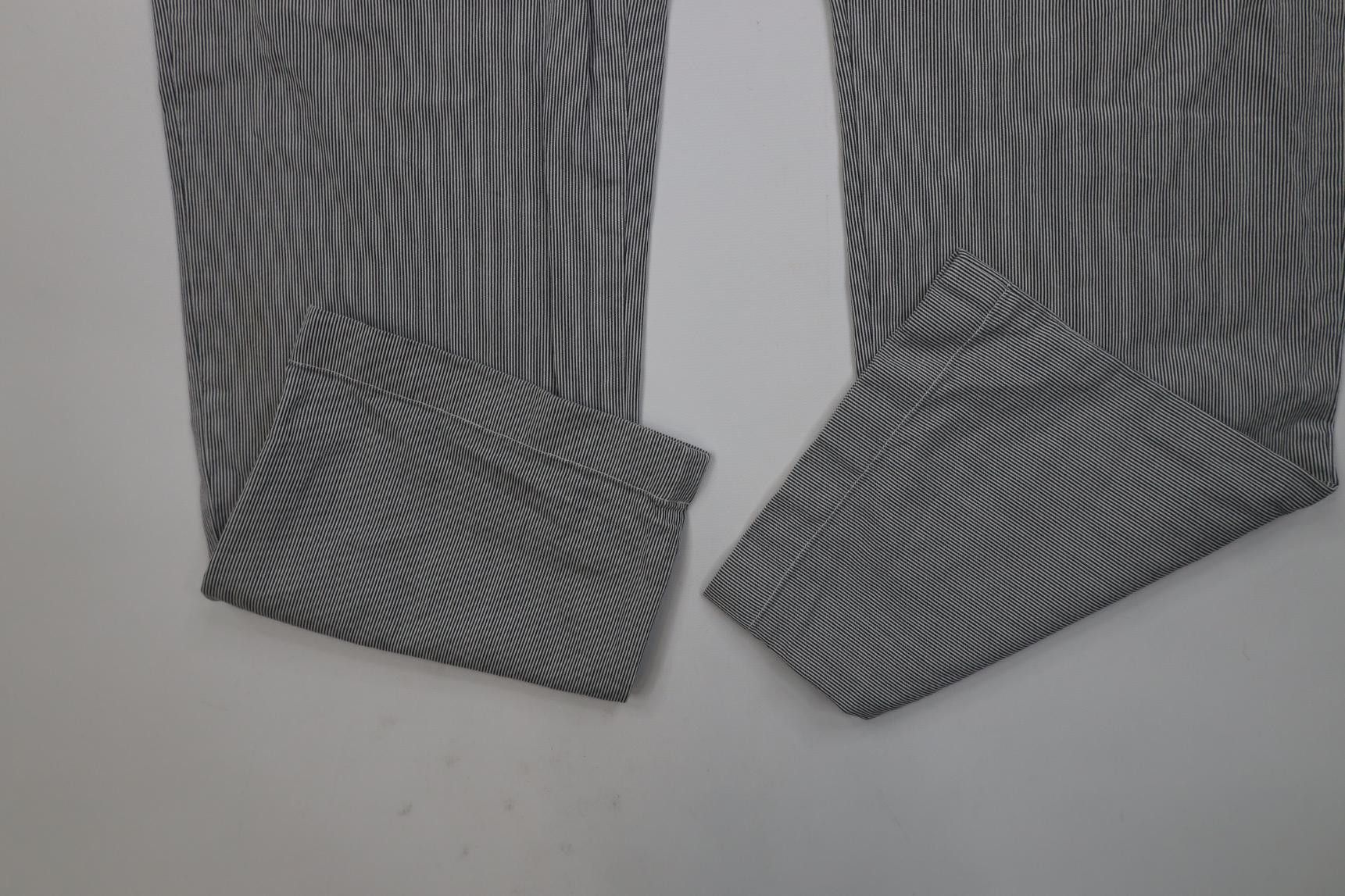 J.Crew Vintage Y2K J Crew Pinstriped Straight Leg Chino Pants Size US 33 - 6 Thumbnail