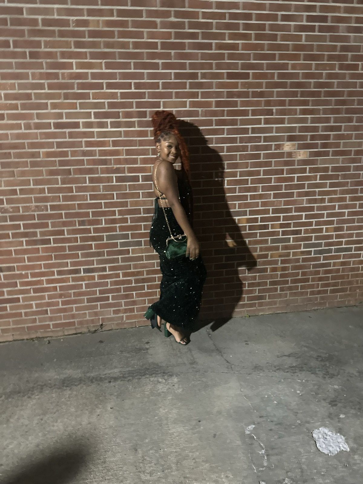 Other Emerald Sequin Formal Gown Size M / US 6-8 / IT 42-44 - 4 Thumbnail