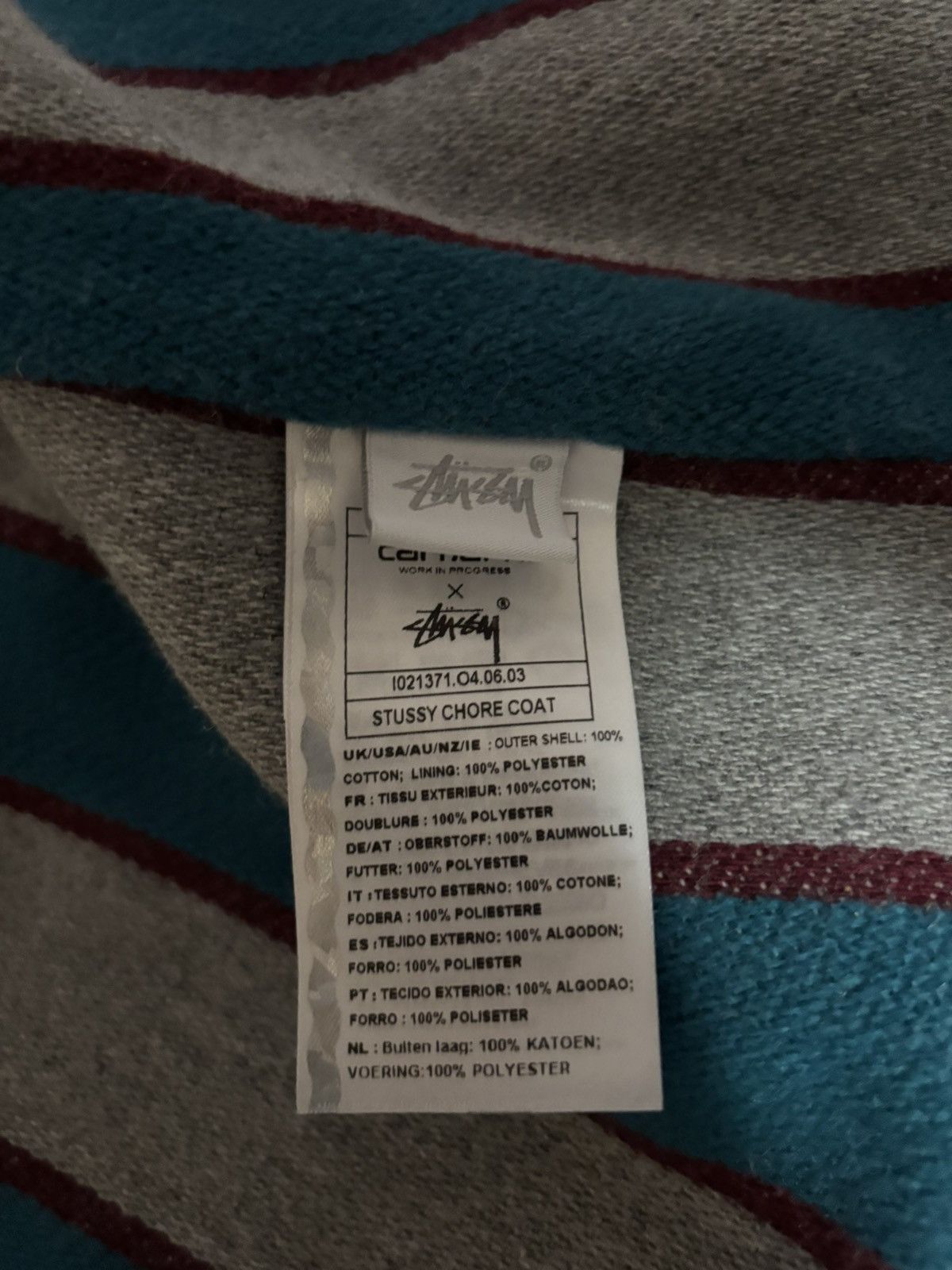 Carhartt × Stussy Carhartt WIP x Stussy Chore Coat Teal Size US S / EU 44-46 / 1 - 8 Thumbnail