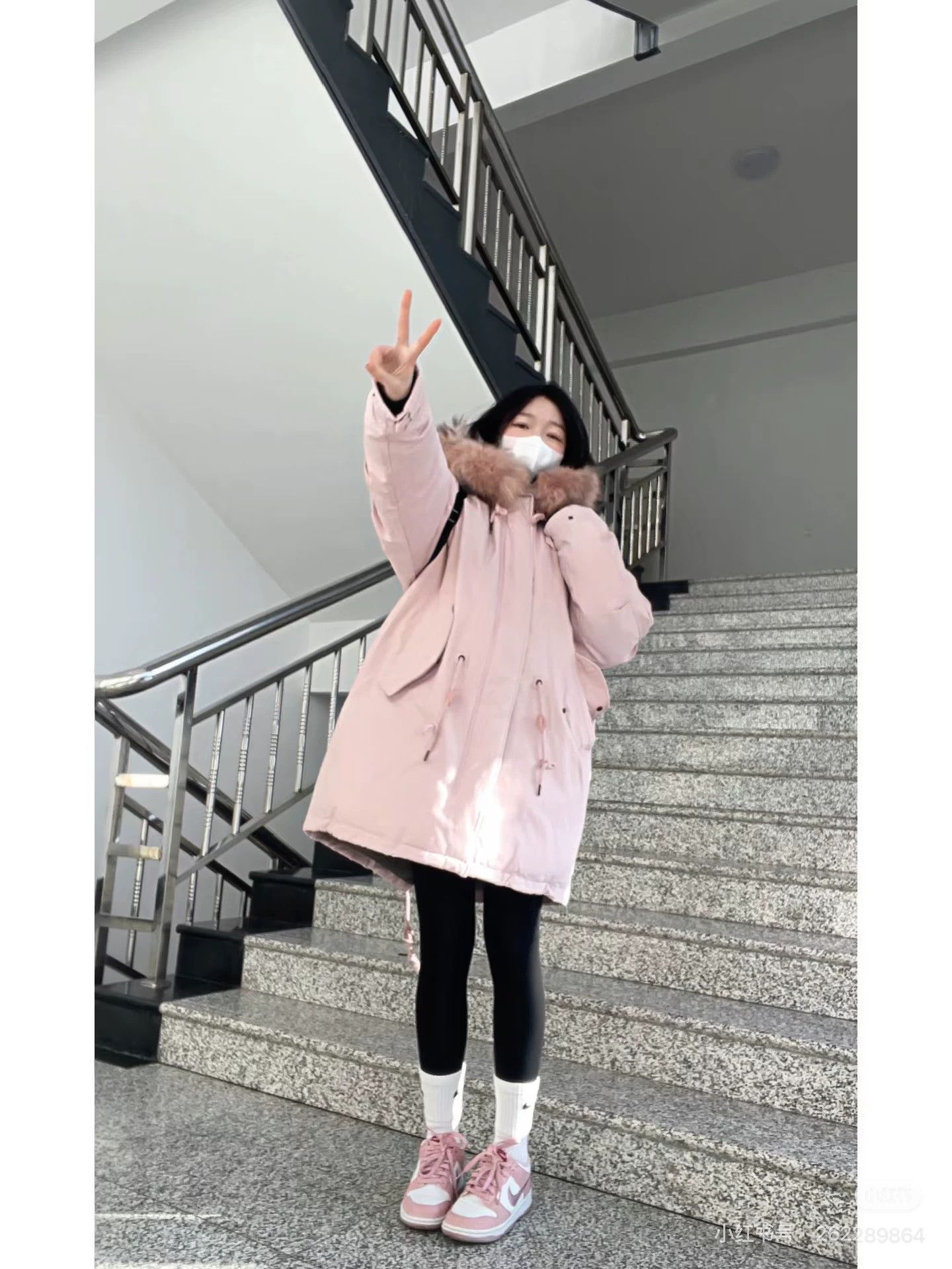 Other Fur Couple Pink Hooded Jacket S 98 New Size S / US 4 / IT 40 - 3 Thumbnail