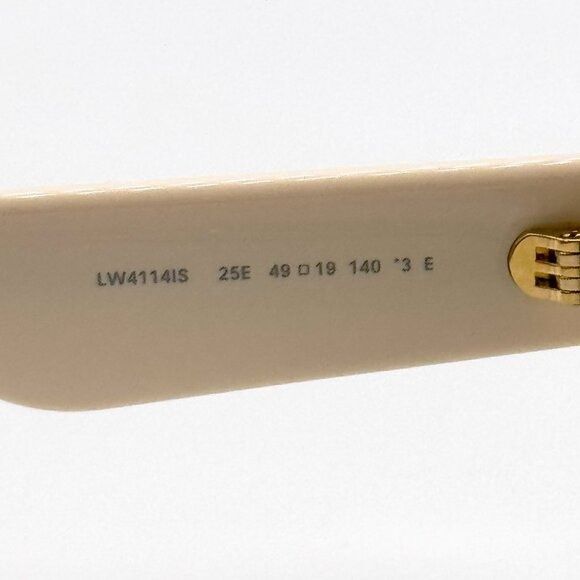 Loewe NEW LOEWE SUNGLASSES LW4114IS 25E IVORY WOMEN EYEWEAR Size ONE SIZE - 8 Thumbnail