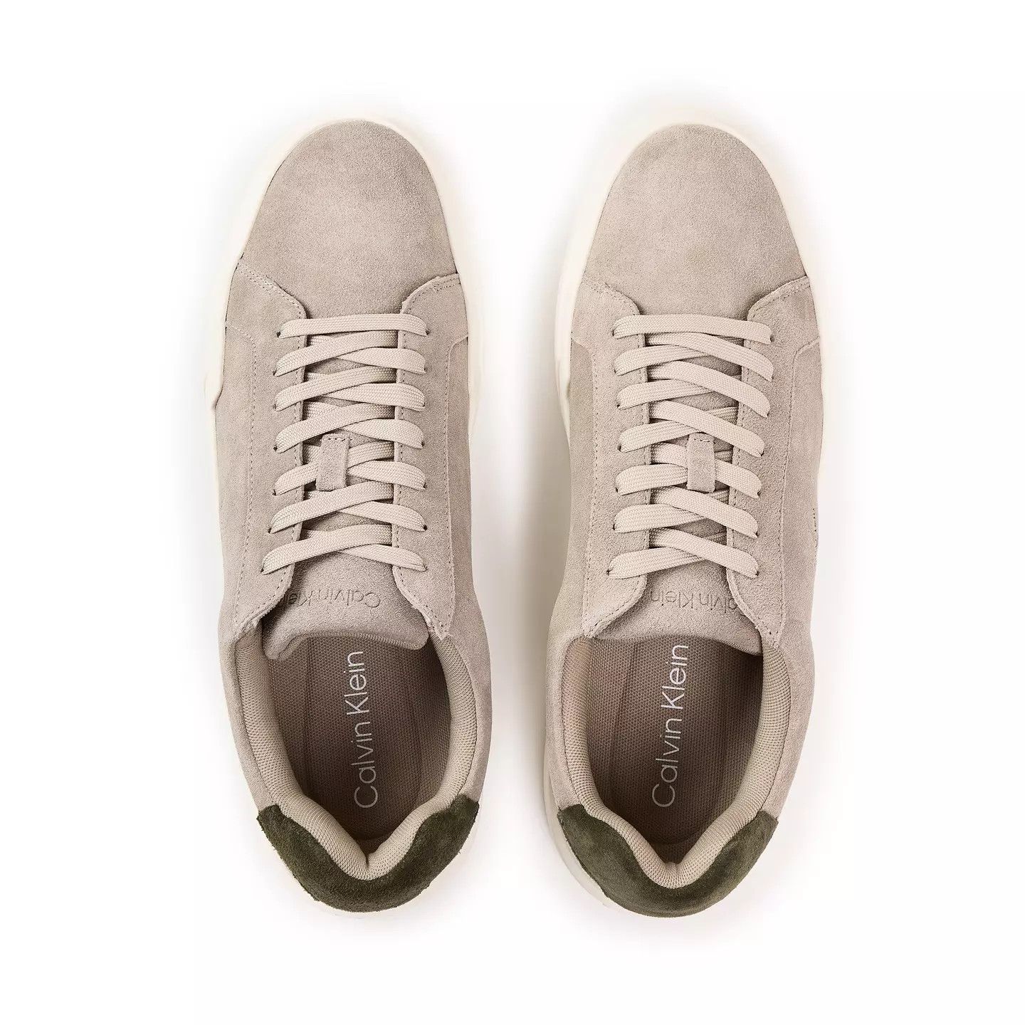 Calvin Klein o1g2r1mq0426 Chunky Cup Low-Top Trainers in Taupe/Green Size US 9 / EU 42 - 5 Thumbnail