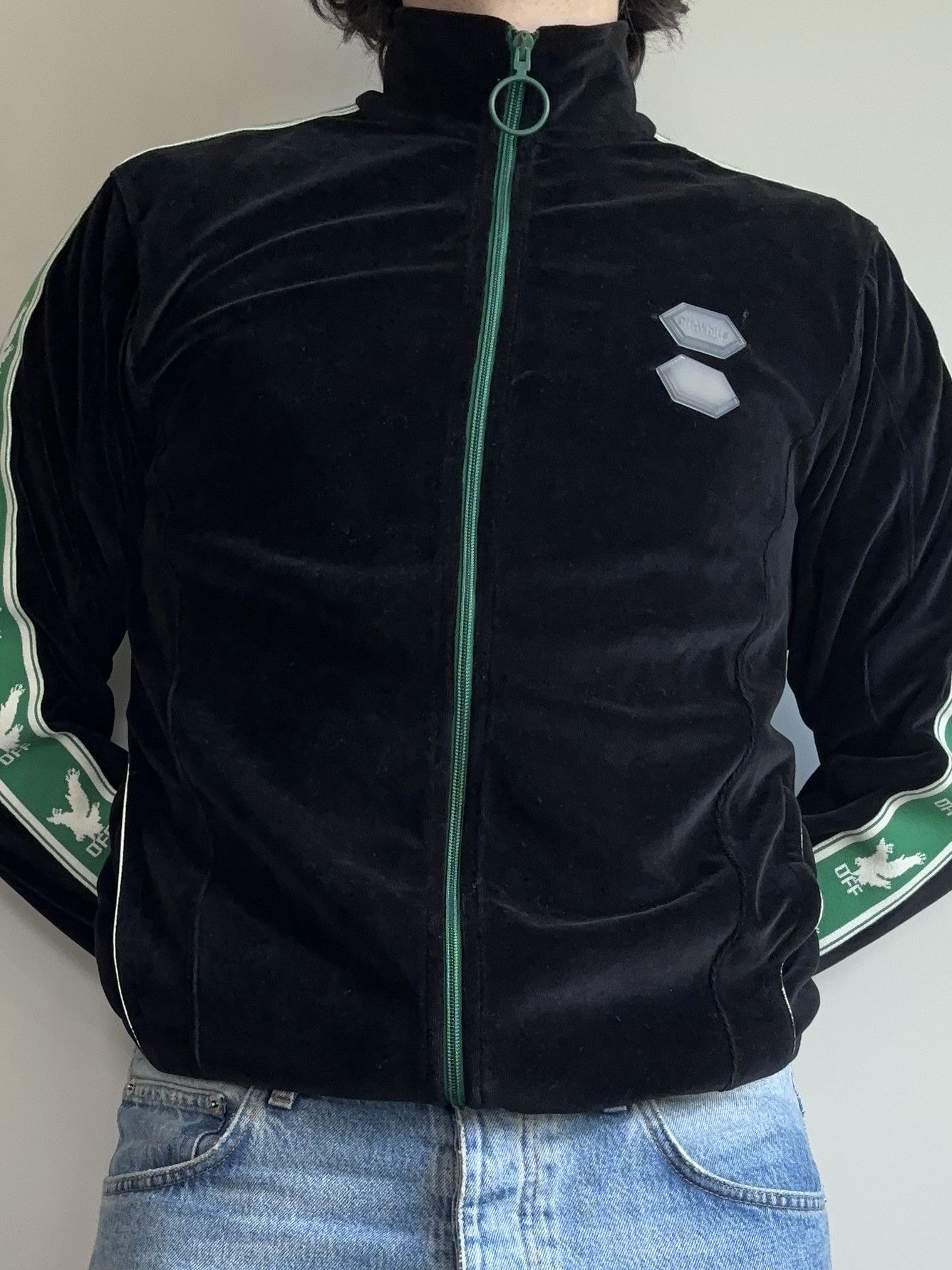 Off-White Off-White Velour Track Jacket Size US S / EU 44-46 / 1 - 4 Thumbnail