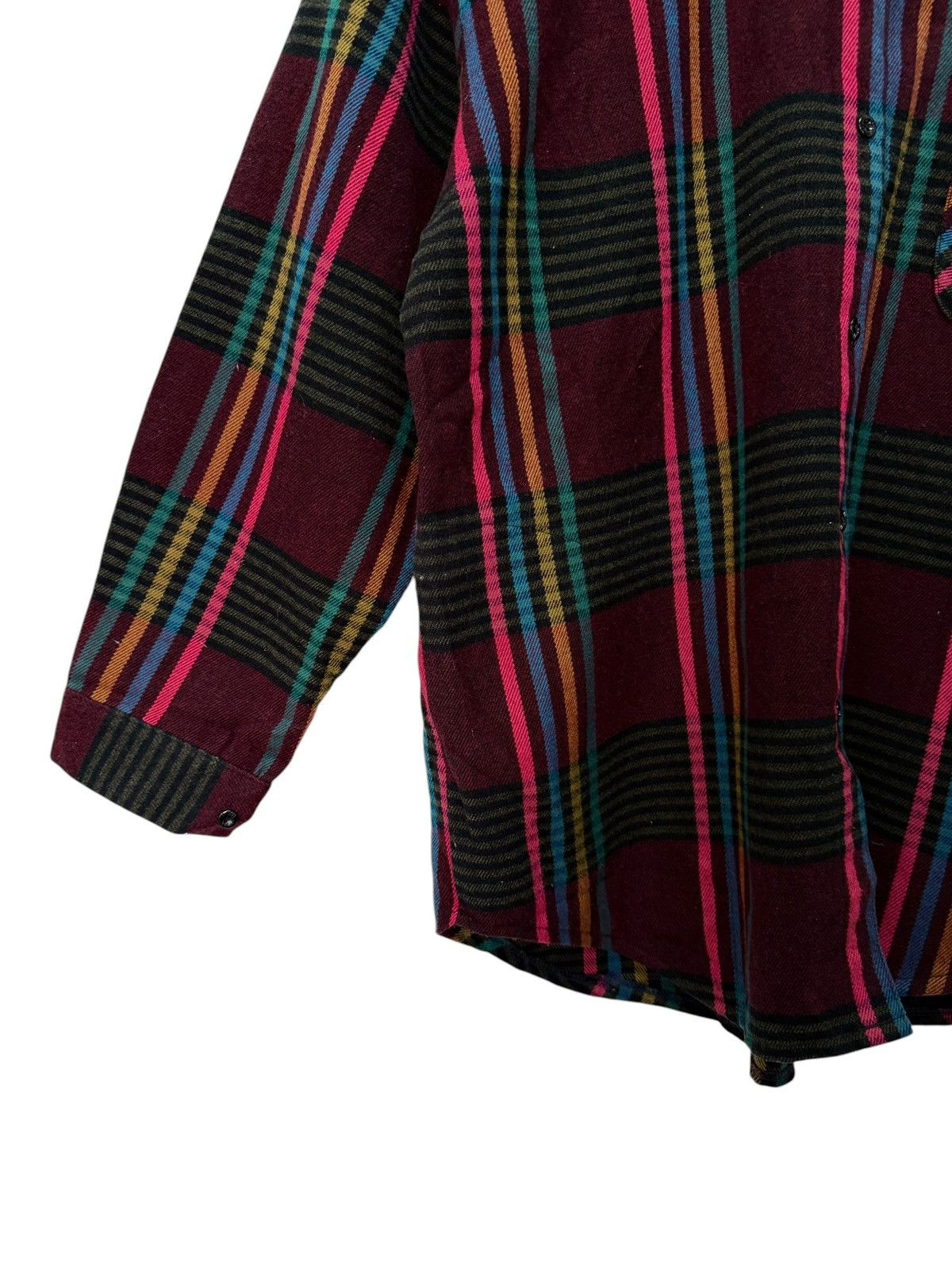 Japanese Brand Vintage You Rin Button Ups Plaid Jacket Size US L / EU 52-54 / 3 - 3 Thumbnail