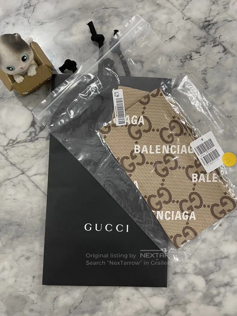Gucci Gucci Co-branded silk scarf Size ONE SIZE - 6 Thumbnail