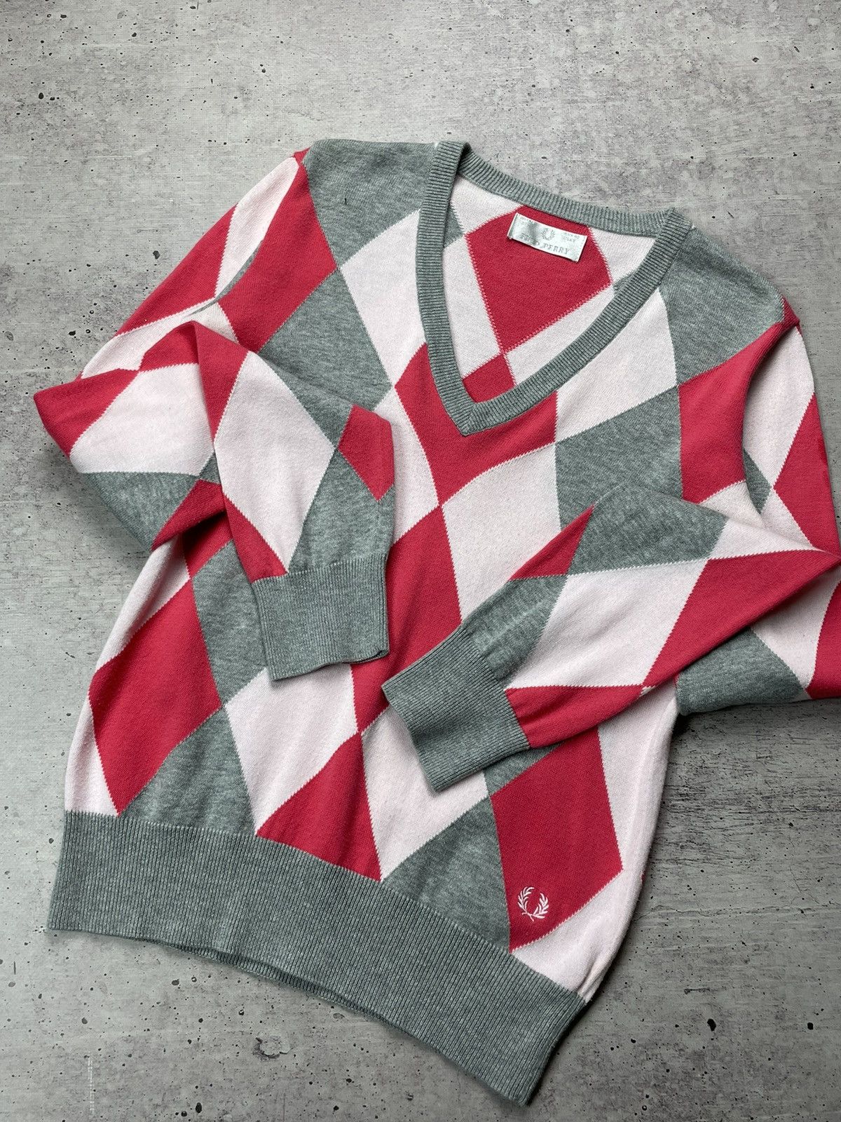 Fred Perry × Vintage Vintage Fred Perry Cardigan Sweatshirt Rare Size M / US 6-8 / IT 42-44 - 2 Thumbnail