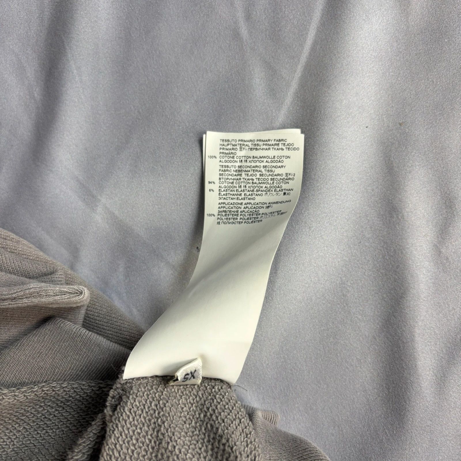Maison Margiela Margiela 1 zip asymmetric hoodie grey cropped cool grey Size US XS / EU 42 / 0 - 6 Thumbnail