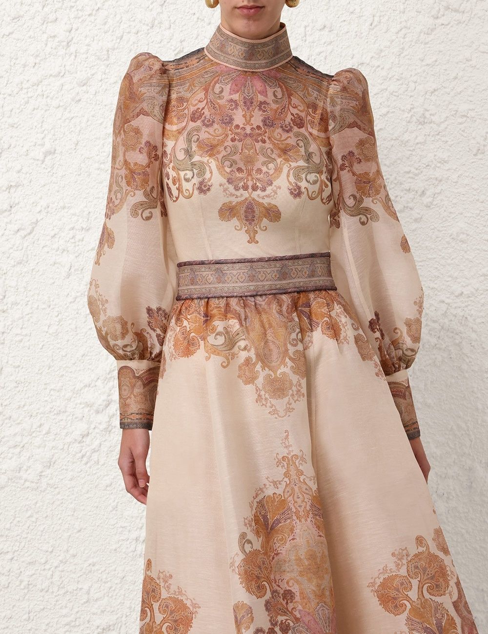 Zimmermann oc11z0925 Illustration Bodice Top in Multicolor Size L / US 10 / IT 46 - 2 Thumbnail