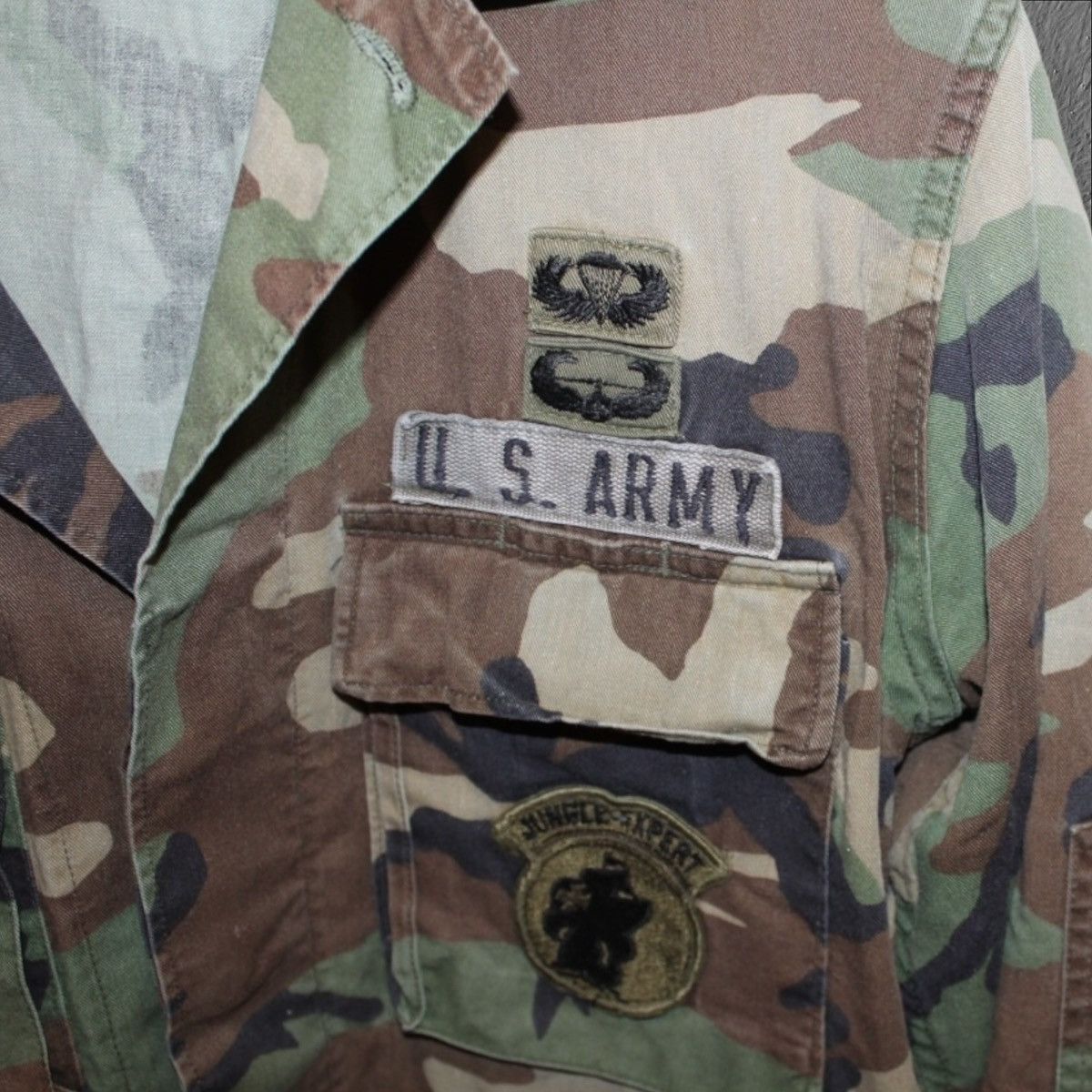 Vintage Vintage US Army Woodland Camo Field Jacket – Jungle Expert Size US M / EU 48-50 / 2 - 4 Thumbnail