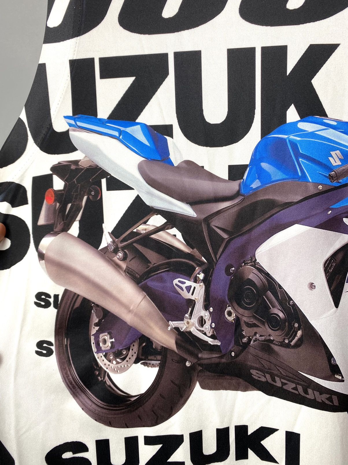 Honda Suzuki Sport Motorcycle R GSX Racing Sleeveless T Shirt Size US M / EU 48-50 / 2 - 3 Thumbnail