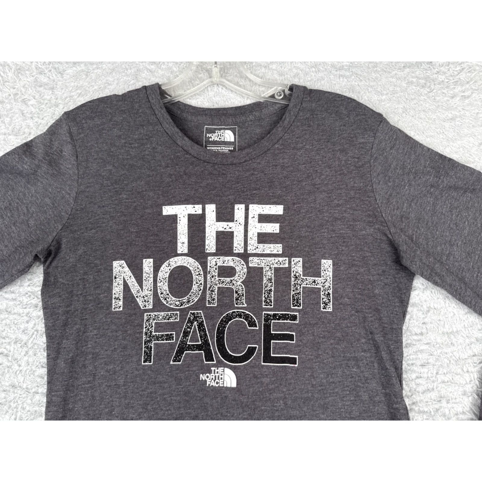The North Face The North Face Shirt Women XS Gray Long Sleeve Crew Neck Cotton Blend Size XS / US 0-2 / IT 36-38 - 4 Thumbnail
