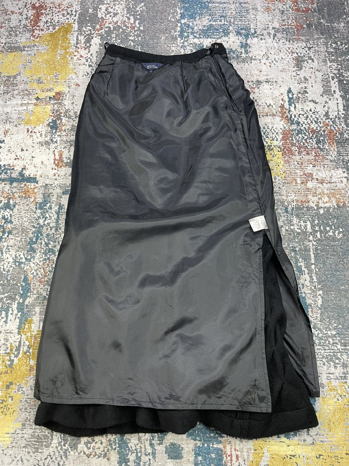 If Six Was Nine Ritsuko Shirahama Twitch Crepe Flared Skirts Size 25" / US 0 / IT 36 - 4 Thumbnail