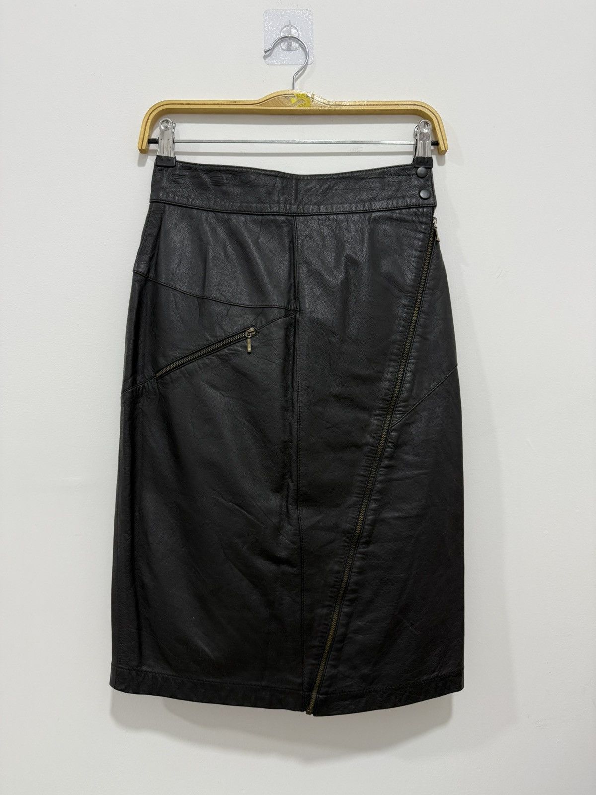 If Six Was Nine Leather skirt Size 26" / US 2 / IT 38 - 1 Thumbnail