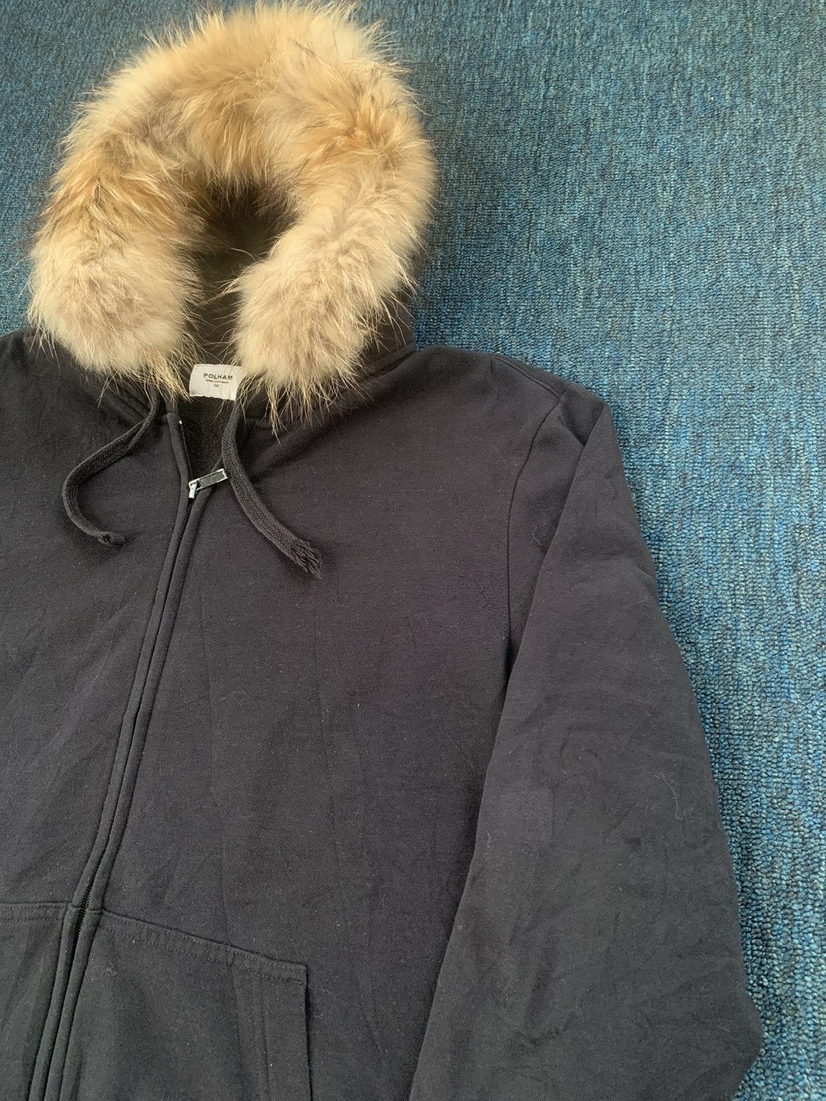 Japanese Brand Polham style Fur ziphoodie Size US M / EU 48-50 / 2 - 2 Thumbnail
