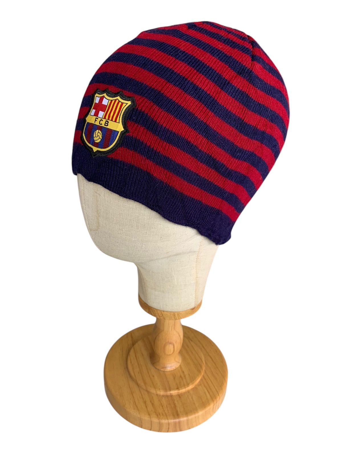 Japanese Brand × Kapital × Vintage VINTAGE STRIPE FC BARCELONA WINTER SESSIONS BEANIE HATS Size ONE SIZE - 1 Thumbnail