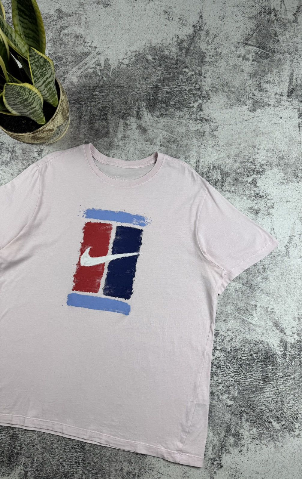 Nike Nike Team Rose Big Swoosh Basic Sportswear Blank T Shirt Tee Size US XL / EU 56 / 4 - 3 Thumbnail