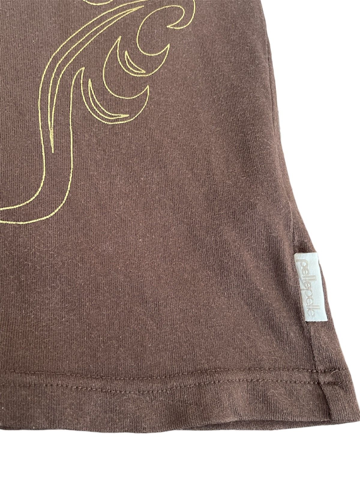 Marc Buchanan VINTAGE BROWN PELLE PELLE BIG ART LOGO TSHIRT L SIZE Size US L / EU 52-54 / 3 - 6 Thumbnail