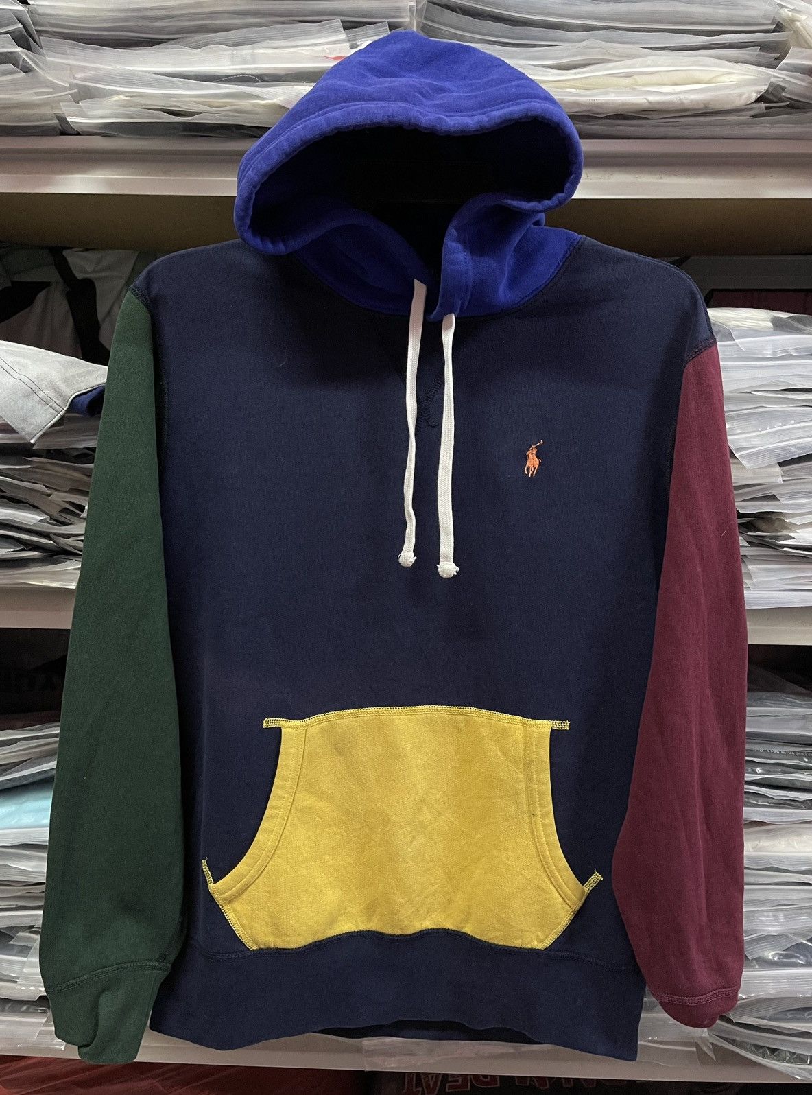 Polo Ralph Lauren Polo Ralph Lauren Fleece Color-Blocked Hoodie🔥🔥🔥 Size US S / EU 44-46 / 1 - 1 Thumbnail