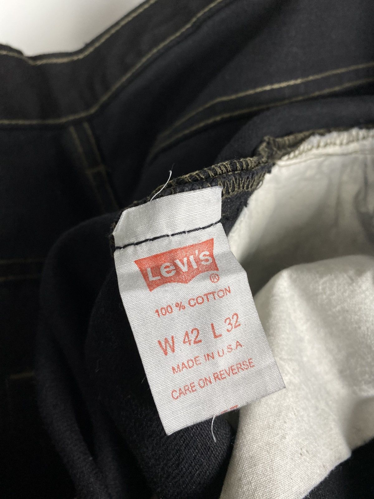 Levi's × Levi's Vintage Clothing Rare Vintage 80s NWT 42x32 V stitch USA Levi’s Pants Size US 42 / EU 58 - 5 Thumbnail