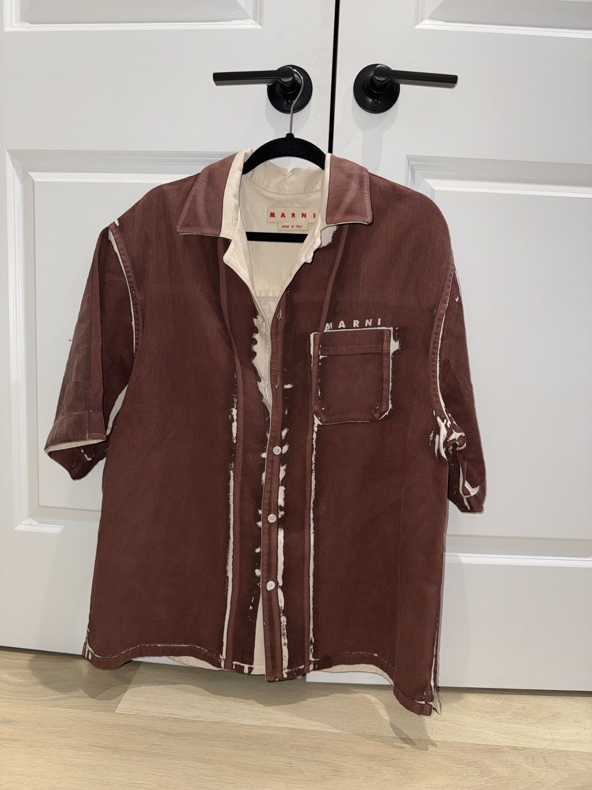 Marni Marni Logo Shirt Size US L / EU 52-54 / 3 - 4 Thumbnail