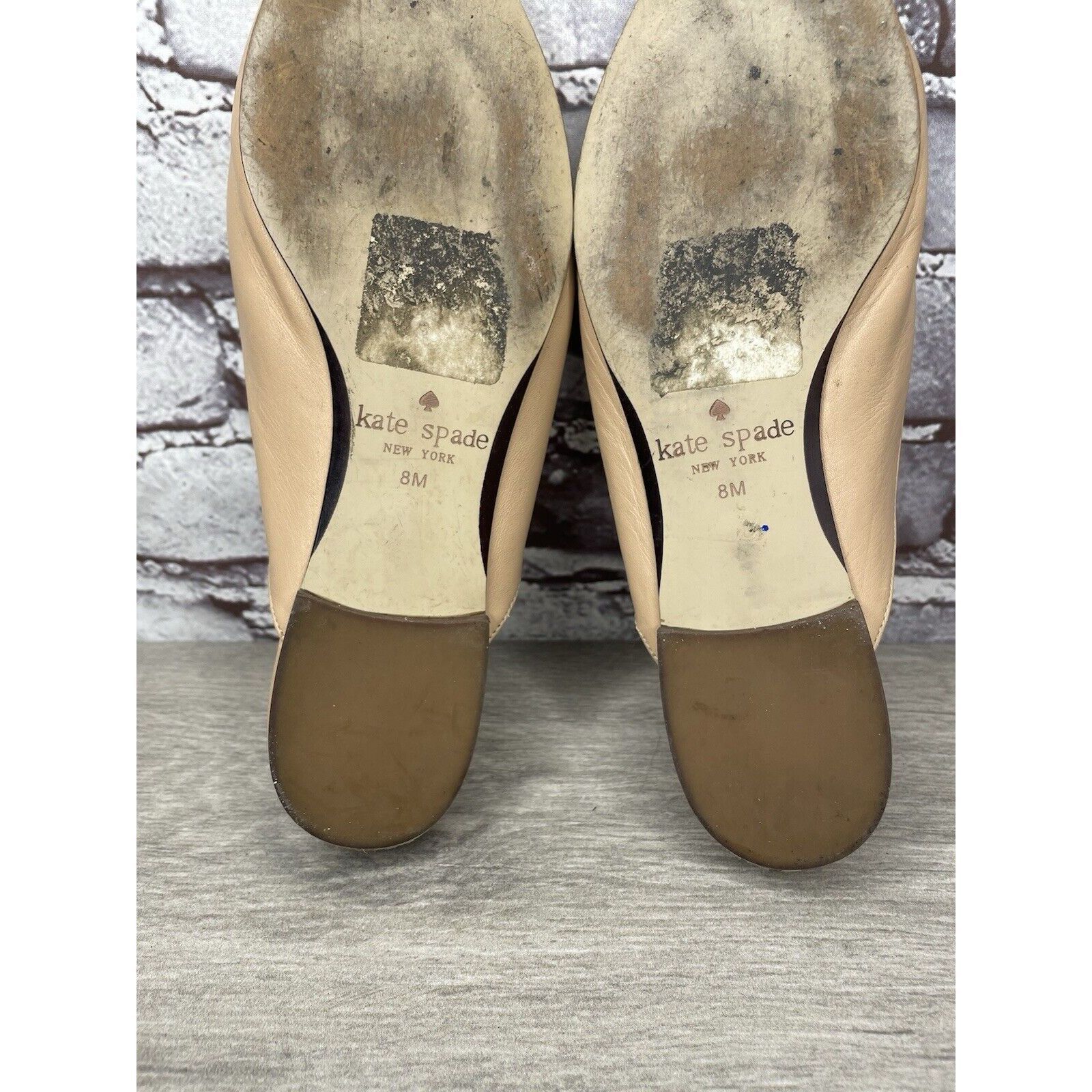 Kate Spade Kate Spade Nude Pink Leather Floral Accent Pointed Mules Sho Size US 8 / IT 38 - 5 Thumbnail
