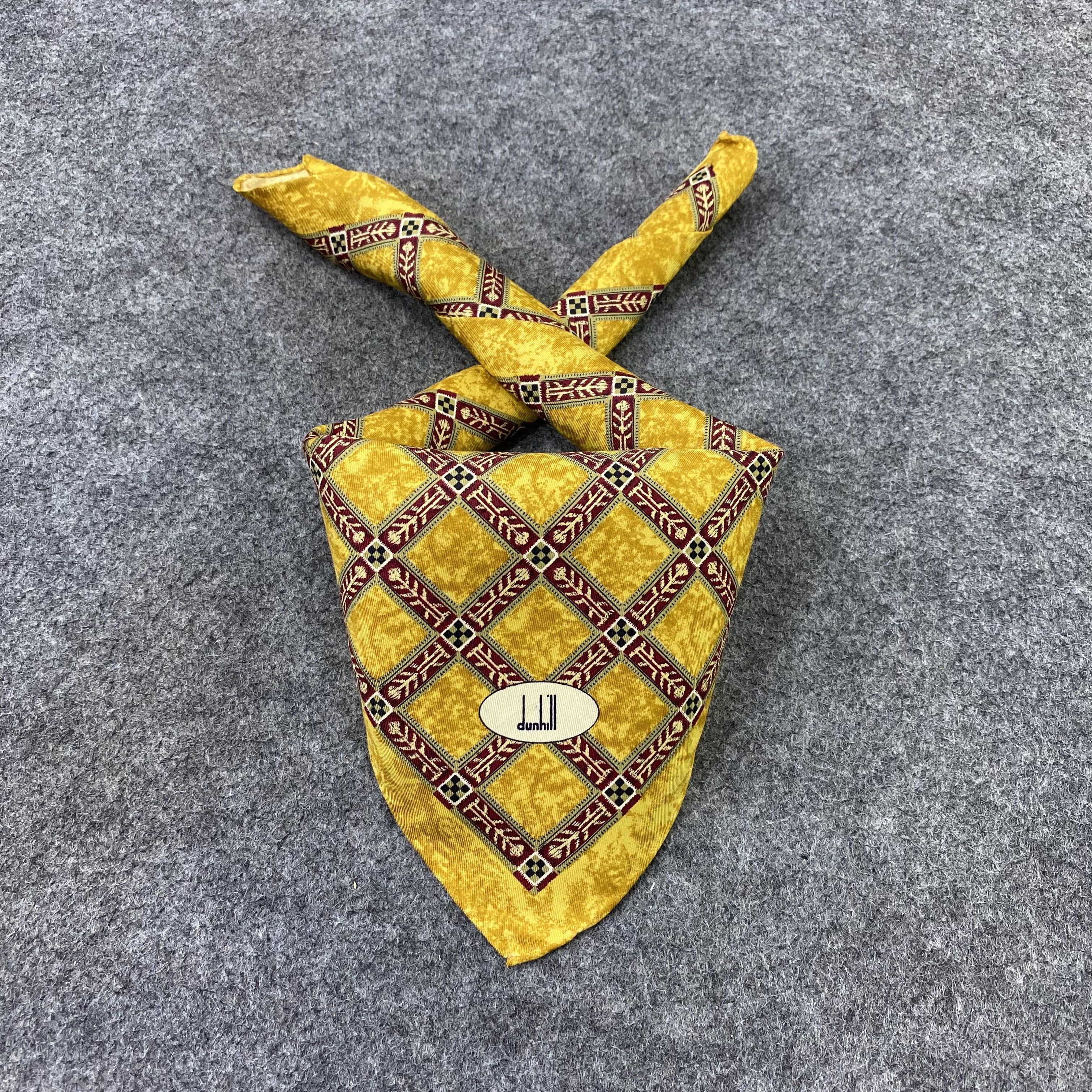 Alfred Dunhill Dunhill Handkerchief Neckerchief Bandana-B2063 Size ONE SIZE - 2 Thumbnail