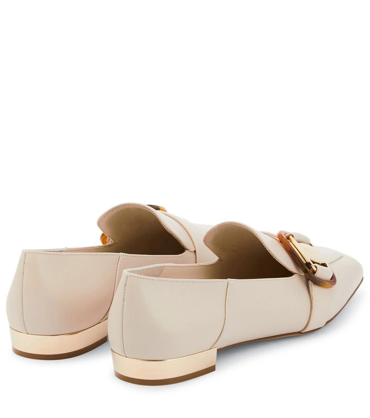 Salvatore Ferragamo o1y0426 Loafers in Beige Size US 8.5 / IT 38.5 - 3 Thumbnail