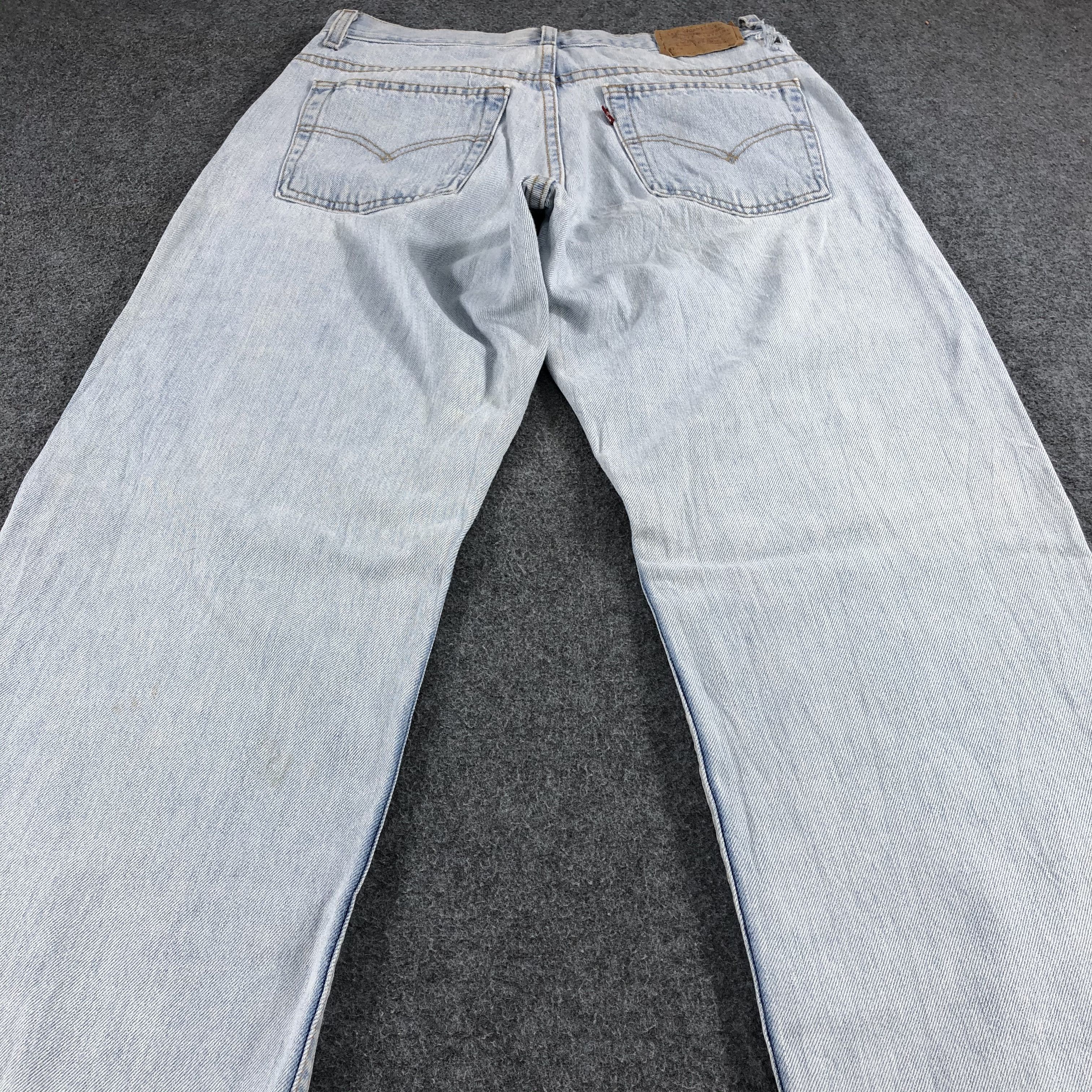 Levi's Vintage 90s Light Wash Levis 577Jeans- J1313 Size US 31 - 4 Thumbnail