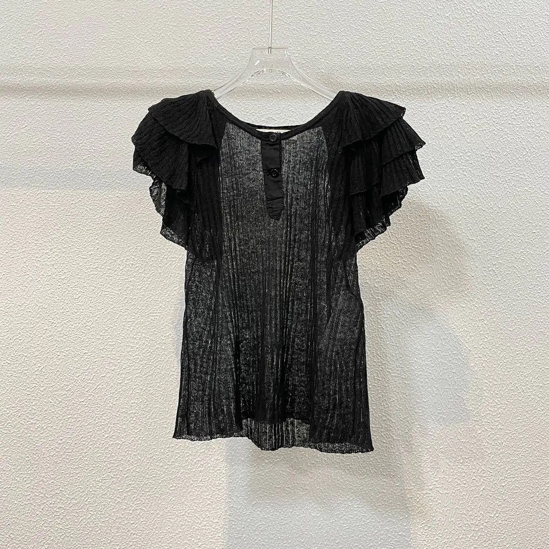 Dior Dior Ruffled Linen Short Sleeve Top Size FR 36 Size XS / US 0-2 / IT 36-38 - 1 Thumbnail