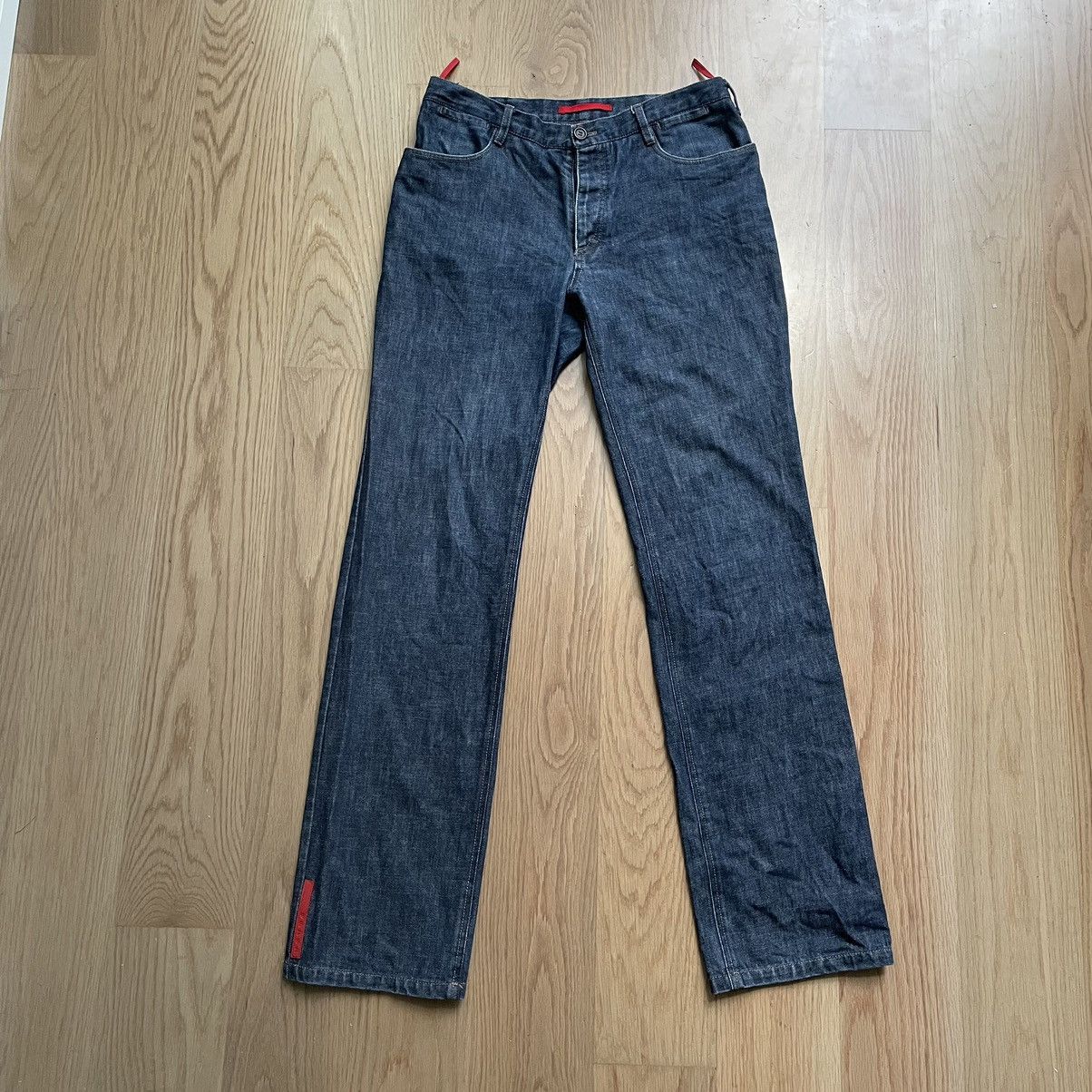 Prada Prada Red Tab Denim Jeans Size US 32 / EU 48 - 1 Thumbnail