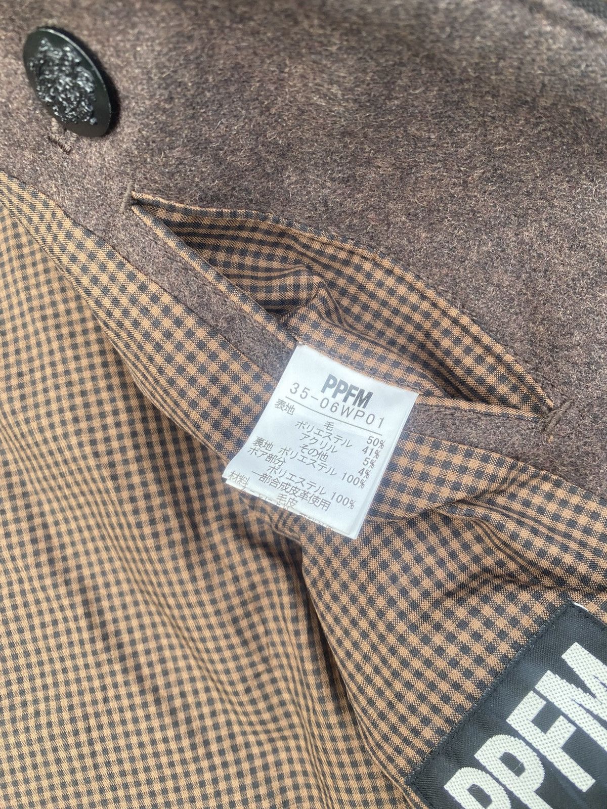 Le Grande Bleu (L.G.B.) 2000s PPFM Napoleon Fur Wool Jacket Size US L / EU 52-54 / 3 - 7 Thumbnail