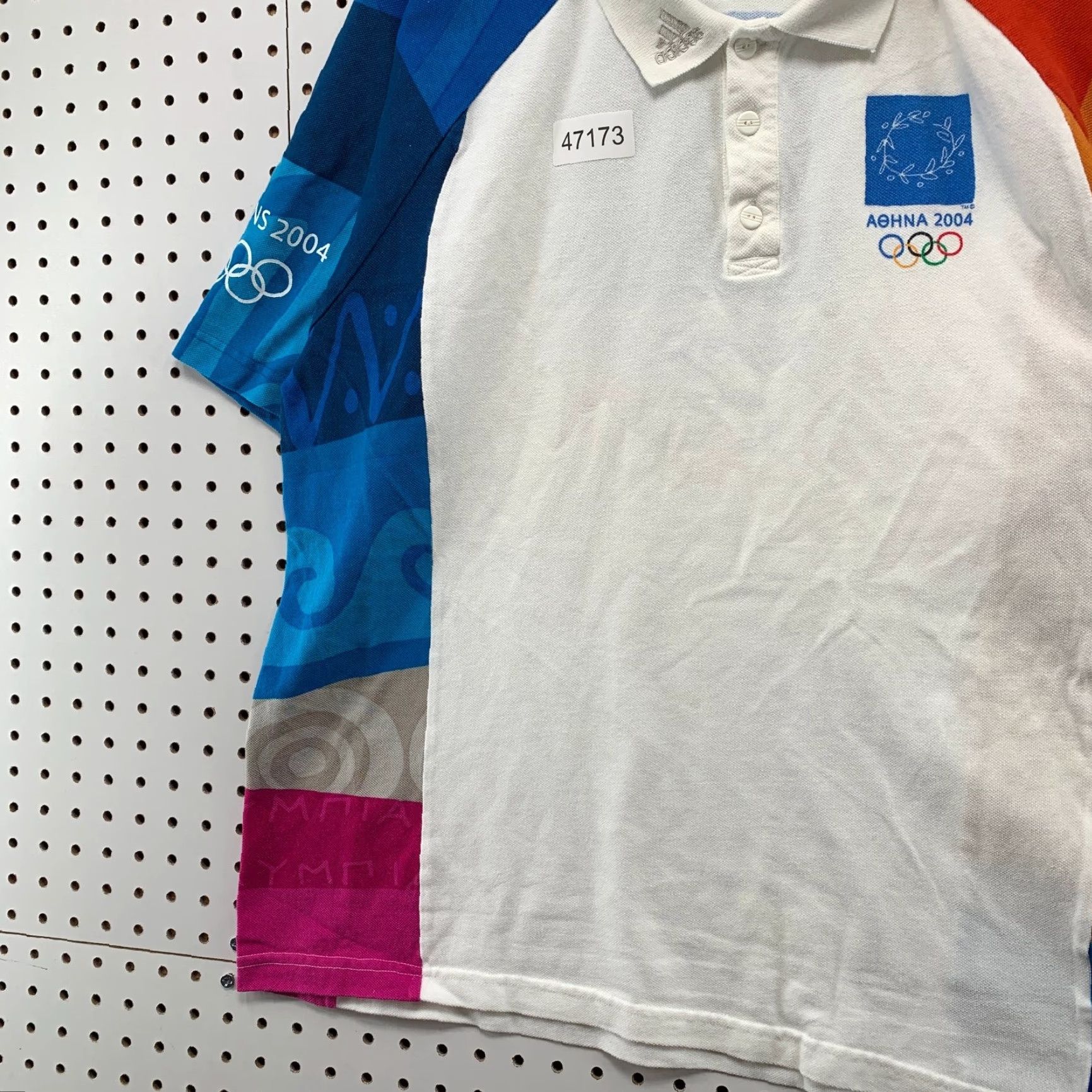 Adidas VINTAGE Adidas Athens 2004 Polo Shirt Mens Large White Olympics Volunteer Polo Shirt Mens Large White Olympics Volunteer Size US L / EU 52-54 / 3 - 5 Thumbnail