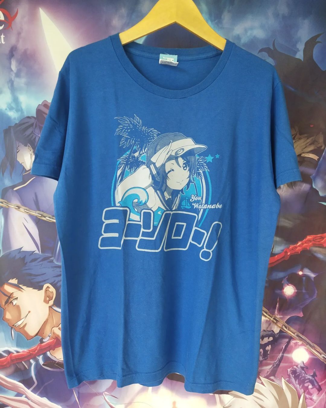 Anime × Japanese Brand Love Live Sunshine! You Watanabe Blue Anime Idol Tees Cospa Size US XL / EU 56 / 4 - 1 Thumbnail
